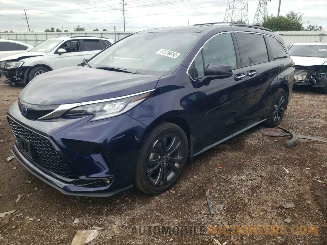 5TDXRKEC1NS131509 TOYOTA SIENNA 2022