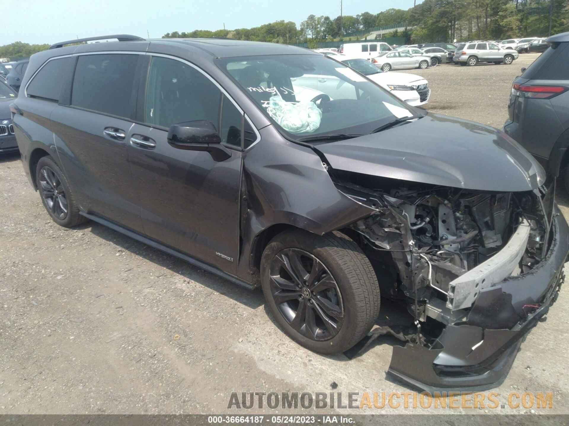 5TDXRKEC3MS073126 TOYOTA SIENNA 2021