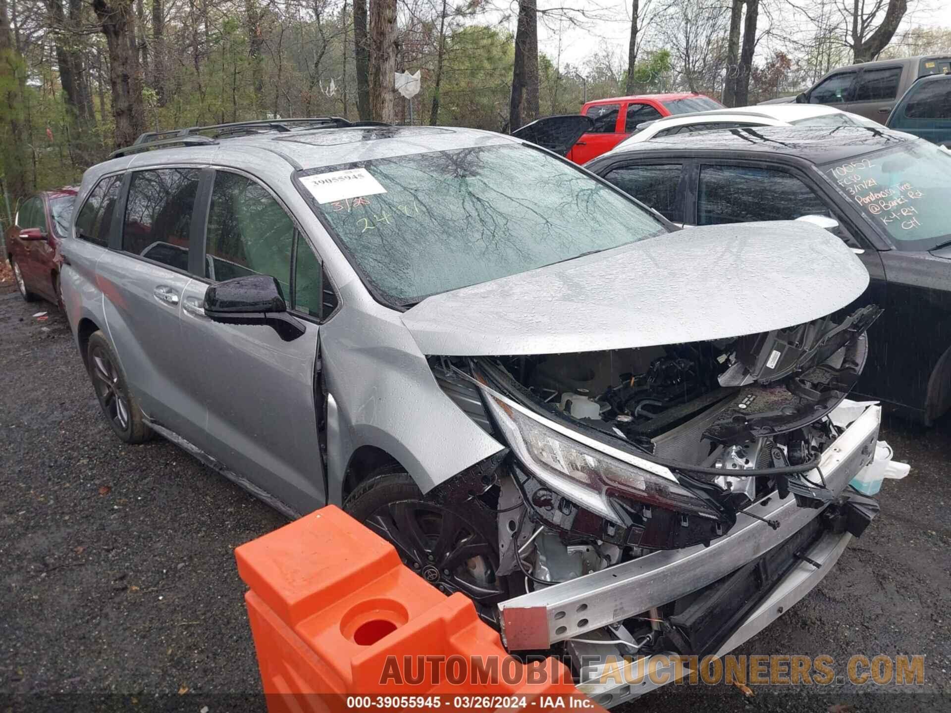 5TDXRKEC3NS132029 TOYOTA SIENNA 2022