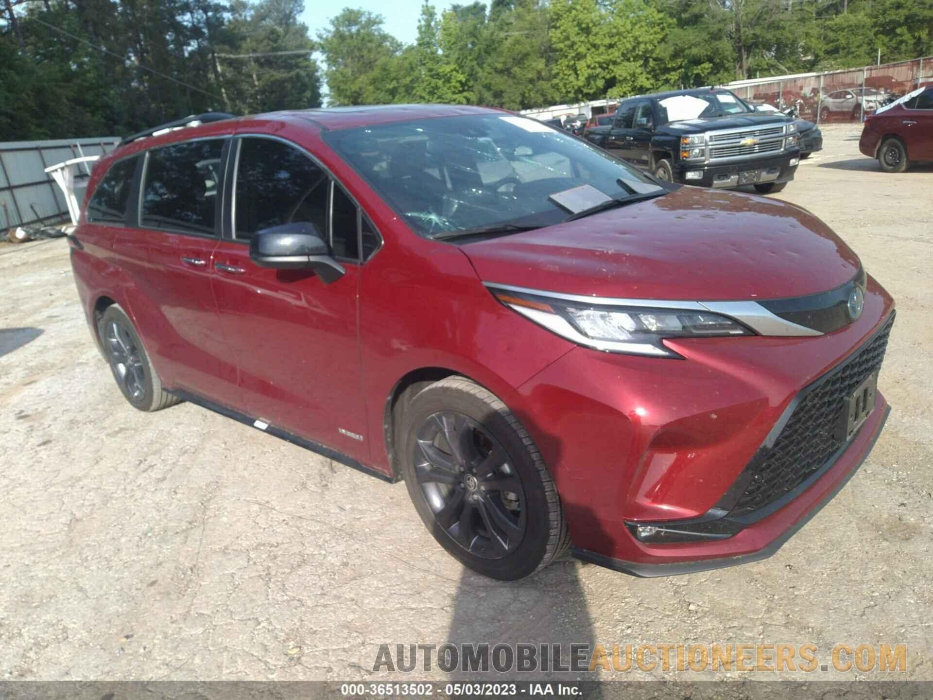 5TDXRKEC4MS016241 TOYOTA SIENNA 2021