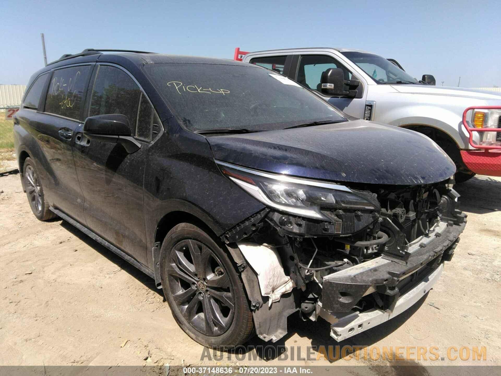 5TDXRKEC6NS132655 TOYOTA SIENNA 2022