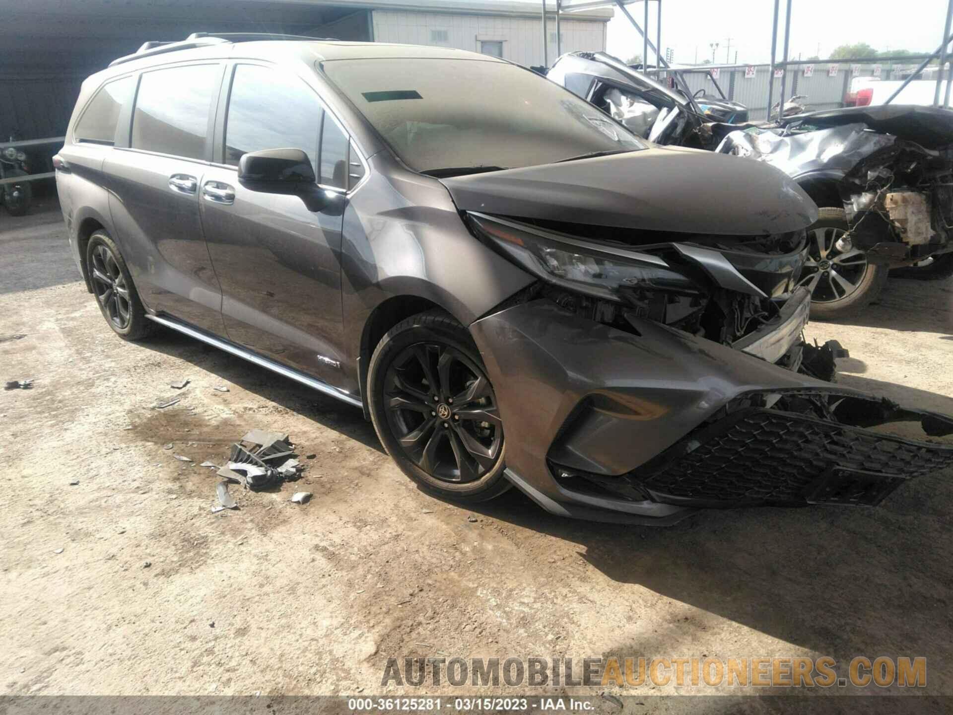 5TDXRKEC9MS013299 TOYOTA SIENNA 2021