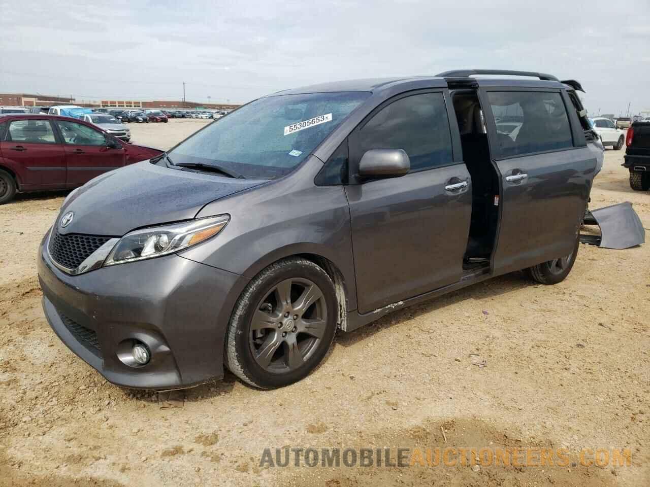 5TDXZ3DC0HS837706 TOYOTA SIENNA 2017