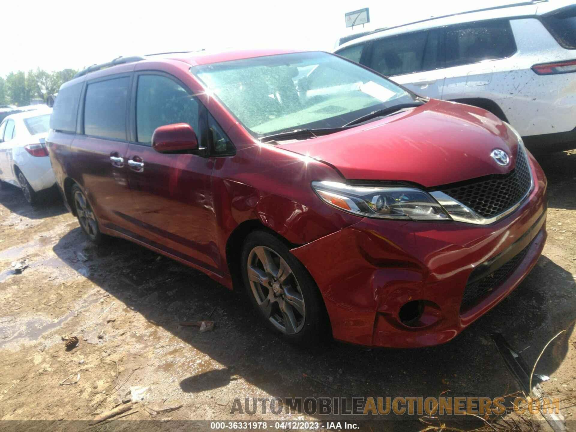 5TDXZ3DC0HS871483 TOYOTA SIENNA 2017