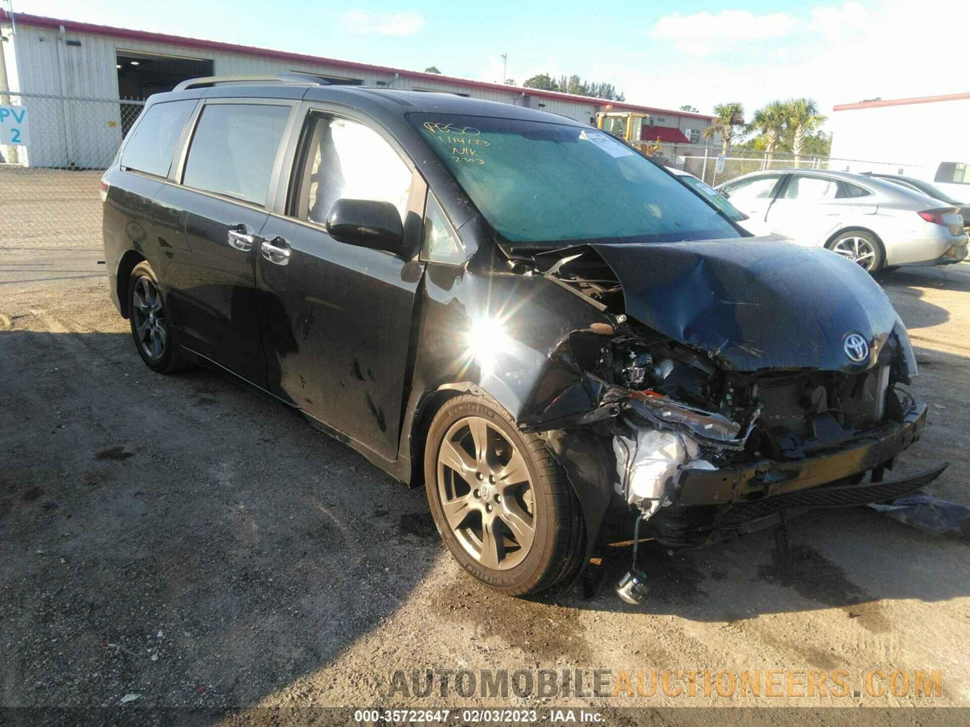 5TDXZ3DC0HS885206 TOYOTA SIENNA 2017