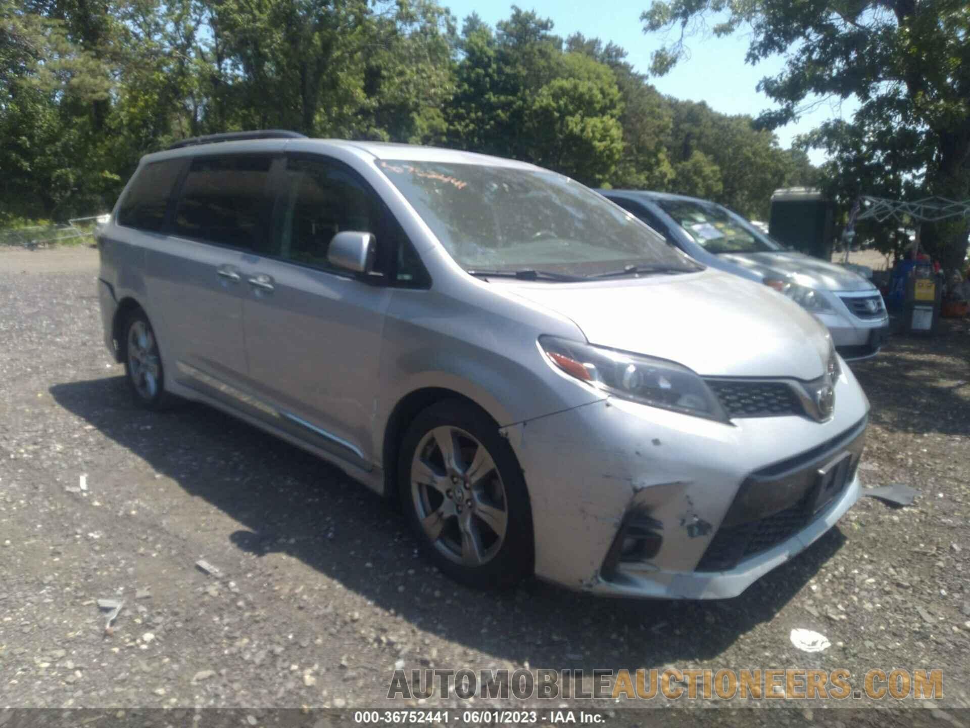 5TDXZ3DC0JS943336 TOYOTA SIENNA 2018