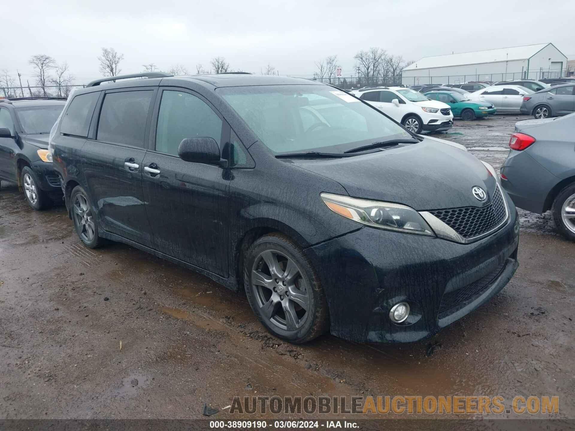 5TDXZ3DC1HS766662 TOYOTA SIENNA 2017