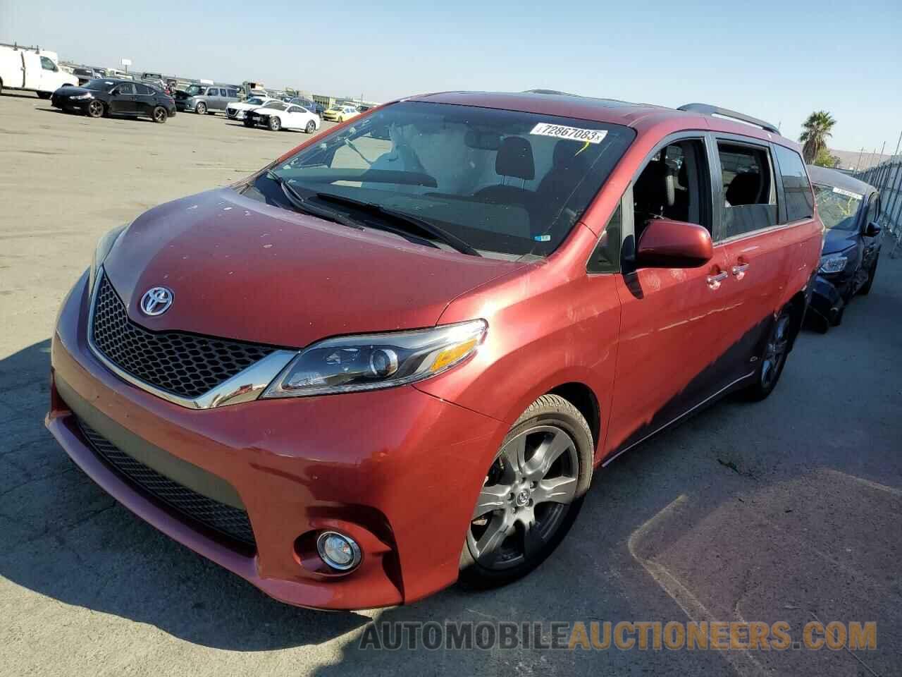 5TDXZ3DC1HS832014 TOYOTA SIENNA 2017