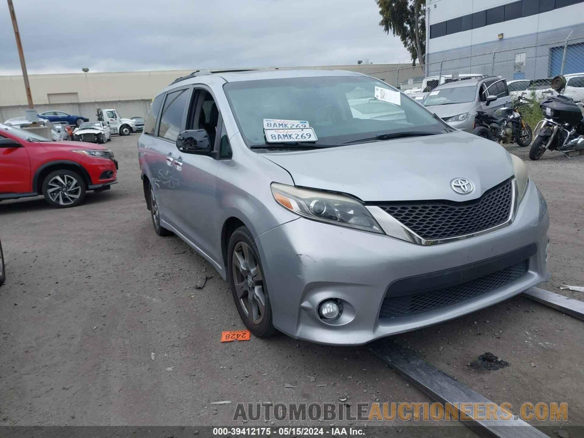 5TDXZ3DC1HS862906 TOYOTA SIENNA 2017