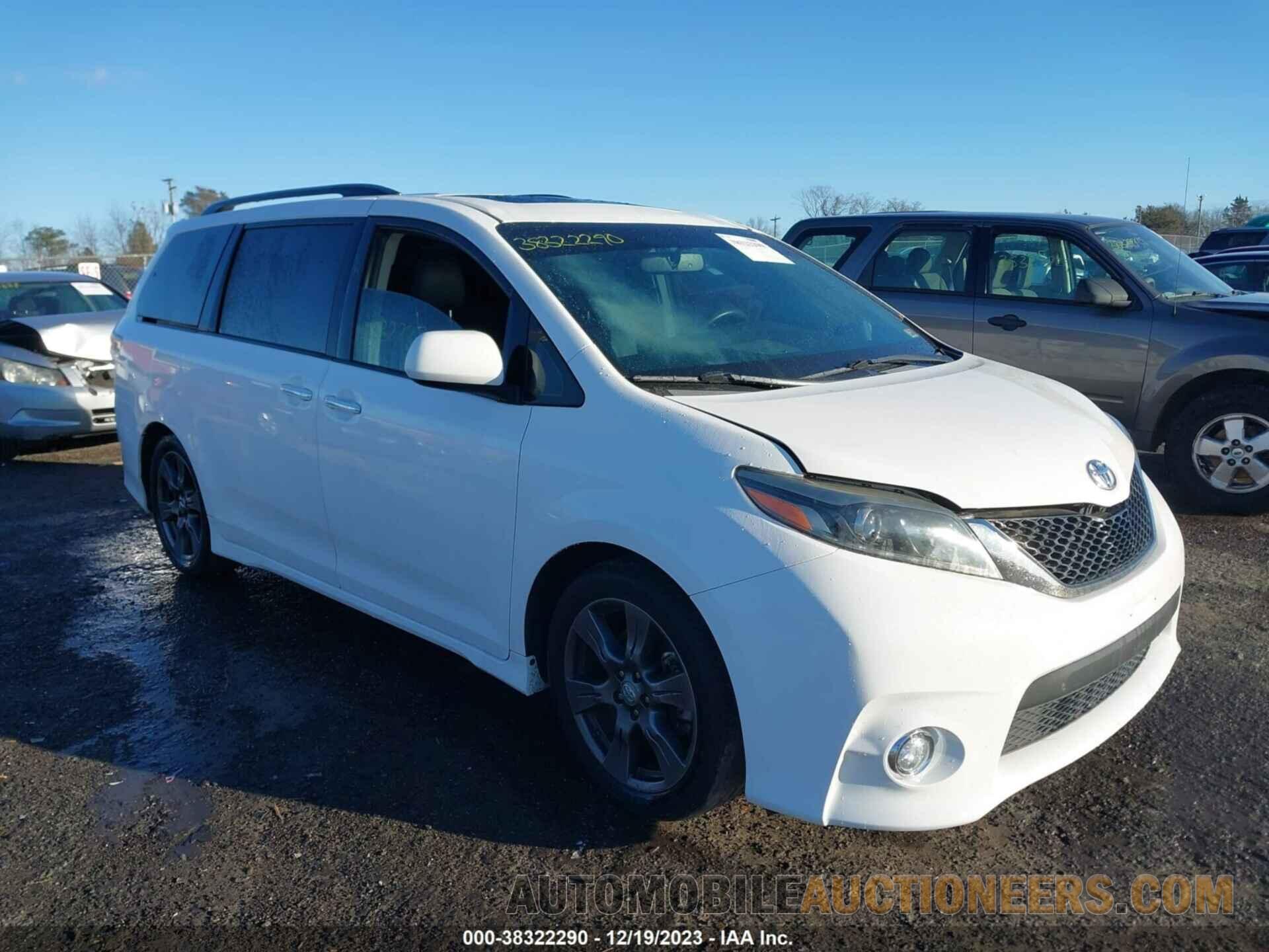 5TDXZ3DC1HS890351 TOYOTA SIENNA 2017