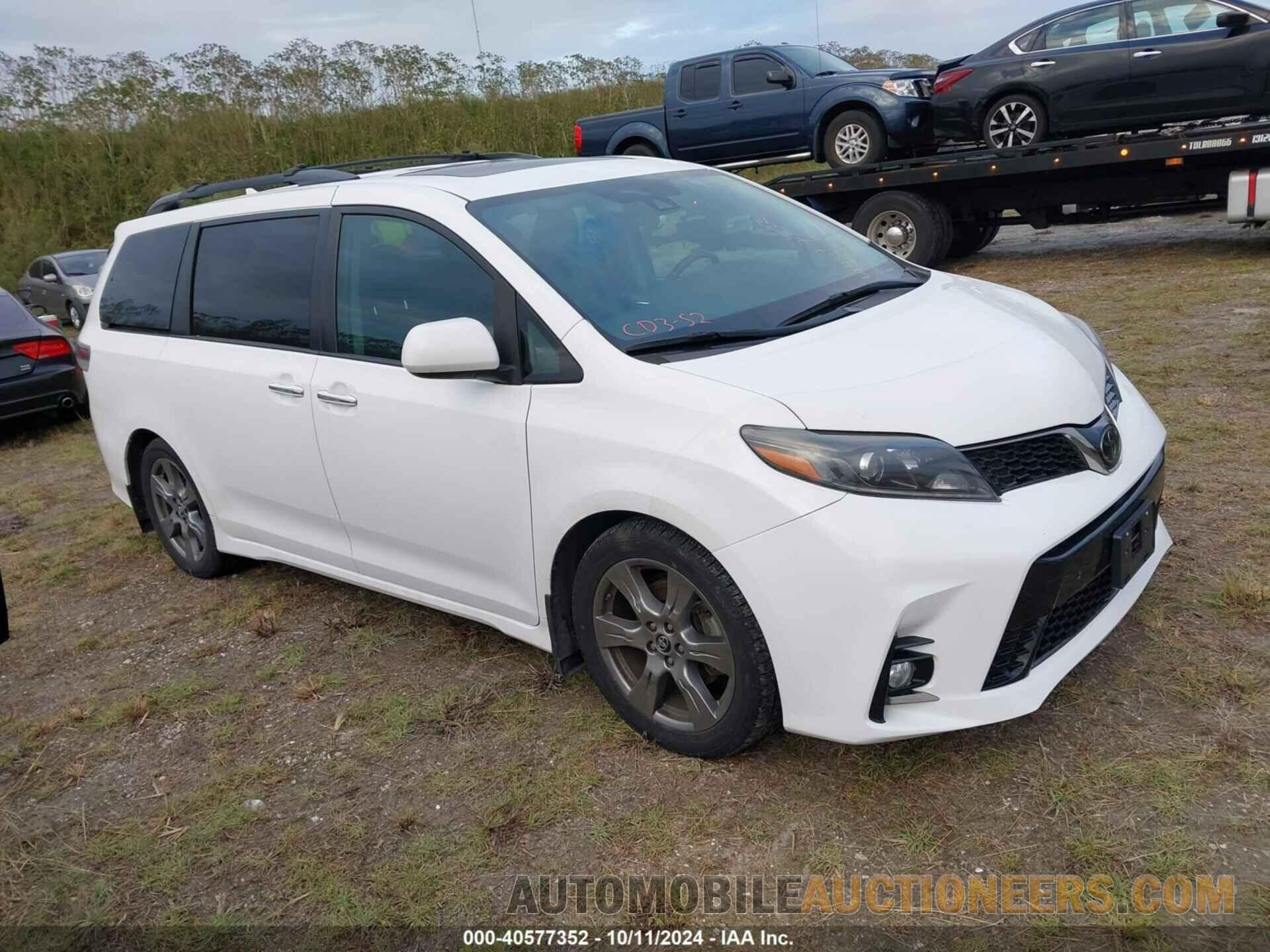 5TDXZ3DC1JS942986 TOYOTA SIENNA 2018