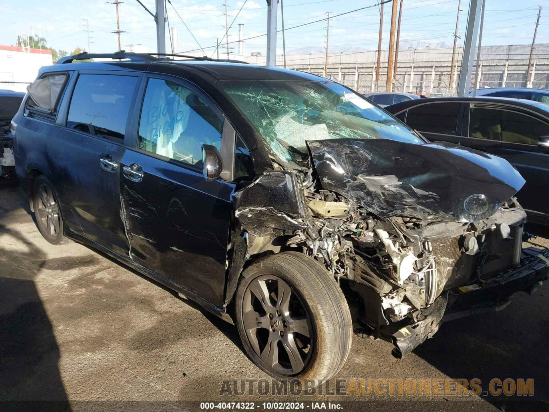 5TDXZ3DC2HS784152 TOYOTA SIENNA 2017