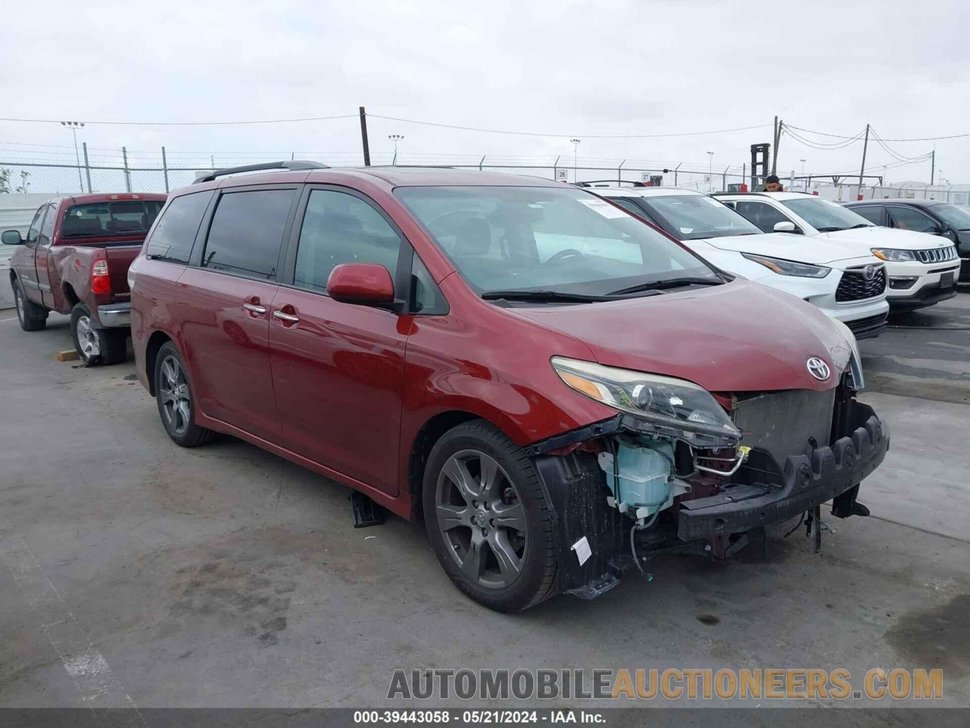 5TDXZ3DC2HS830188 TOYOTA SIENNA 2017