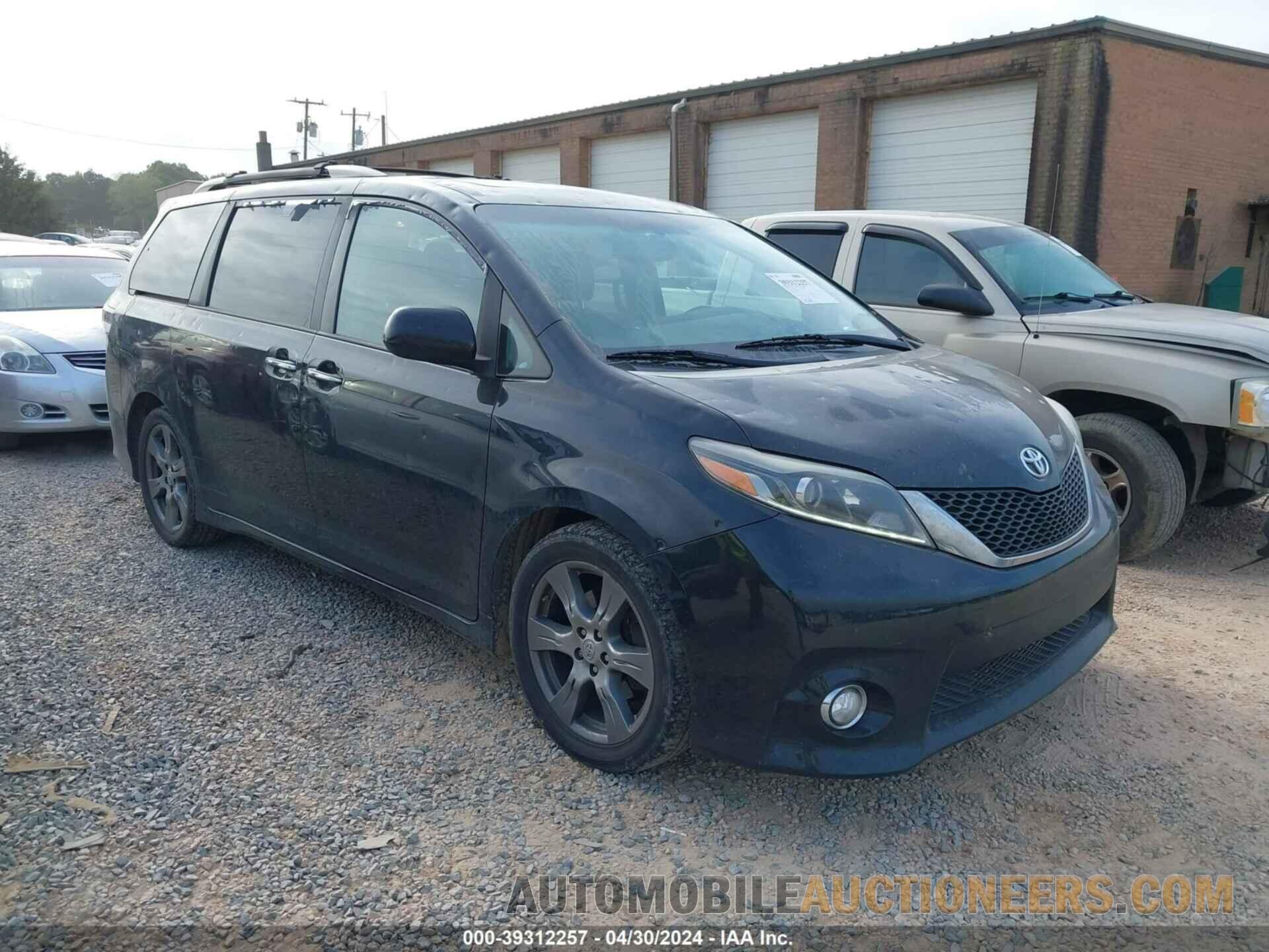 5TDXZ3DC2HS830403 TOYOTA SIENNA 2017