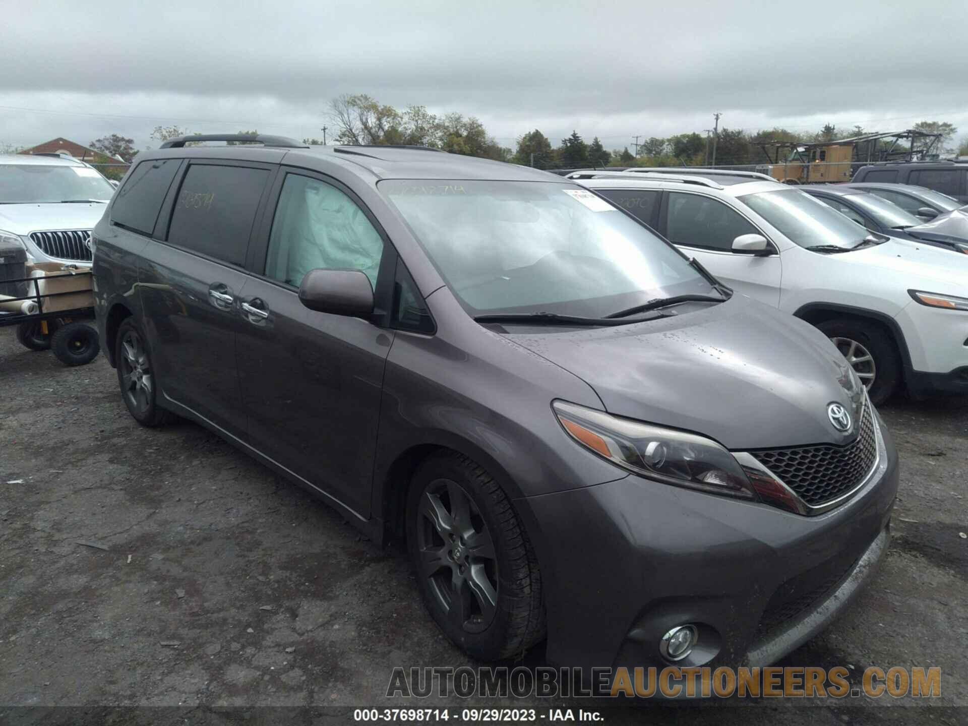 5TDXZ3DC2HS831910 TOYOTA SIENNA 2017