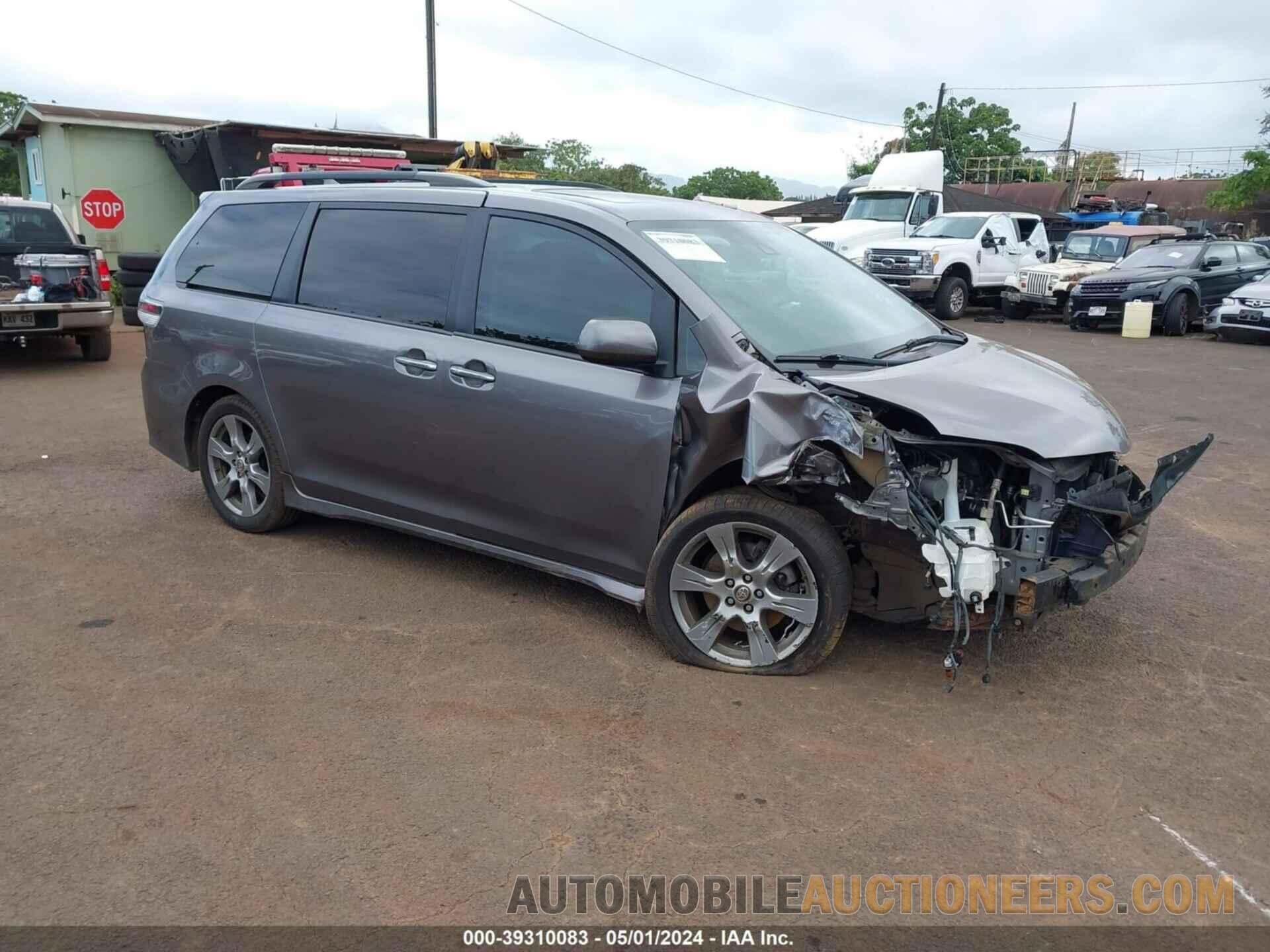 5TDXZ3DC2JS909107 TOYOTA SIENNA 2018