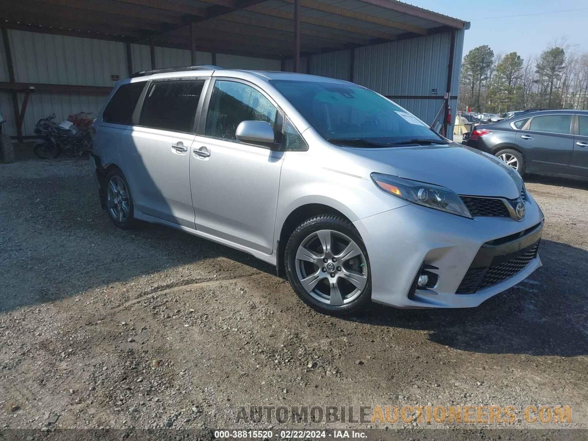 5TDXZ3DC2JS946383 TOYOTA SIENNA 2018