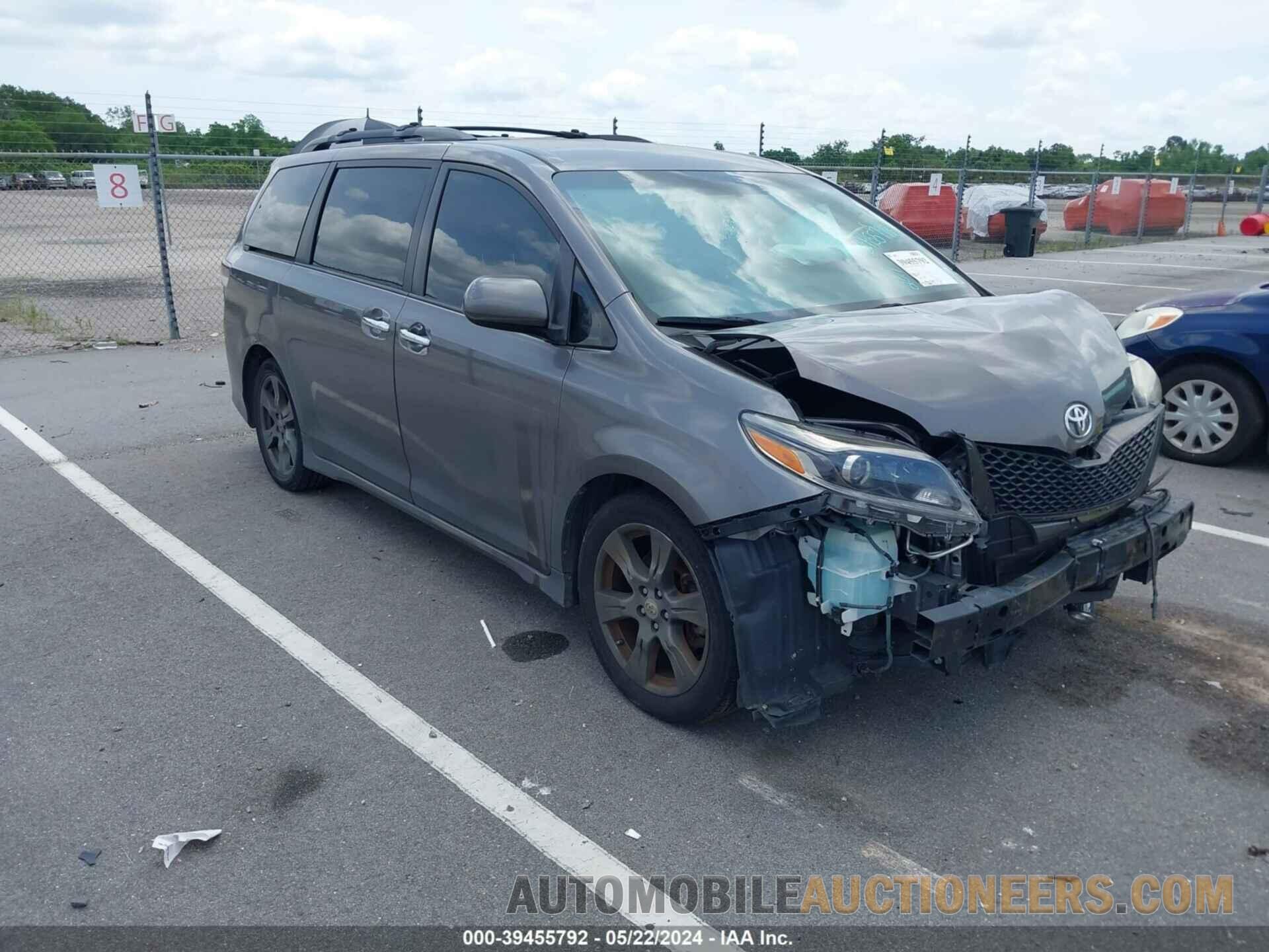 5TDXZ3DC3HS780708 TOYOTA SIENNA 2017