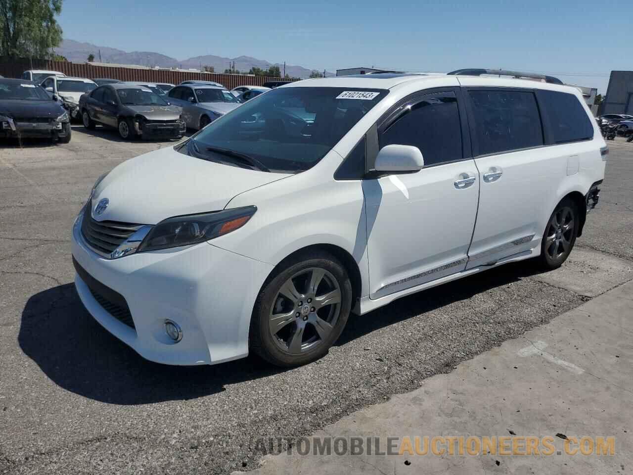 5TDXZ3DC3HS787013 TOYOTA SIENNA 2017