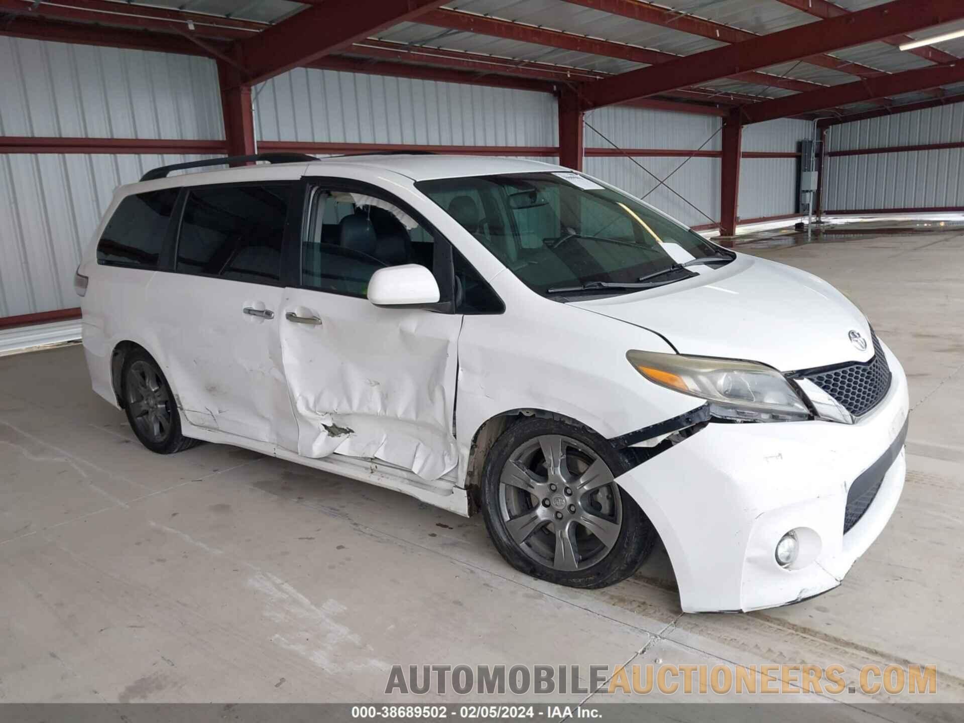 5TDXZ3DC3HS788520 TOYOTA SIENNA 2017