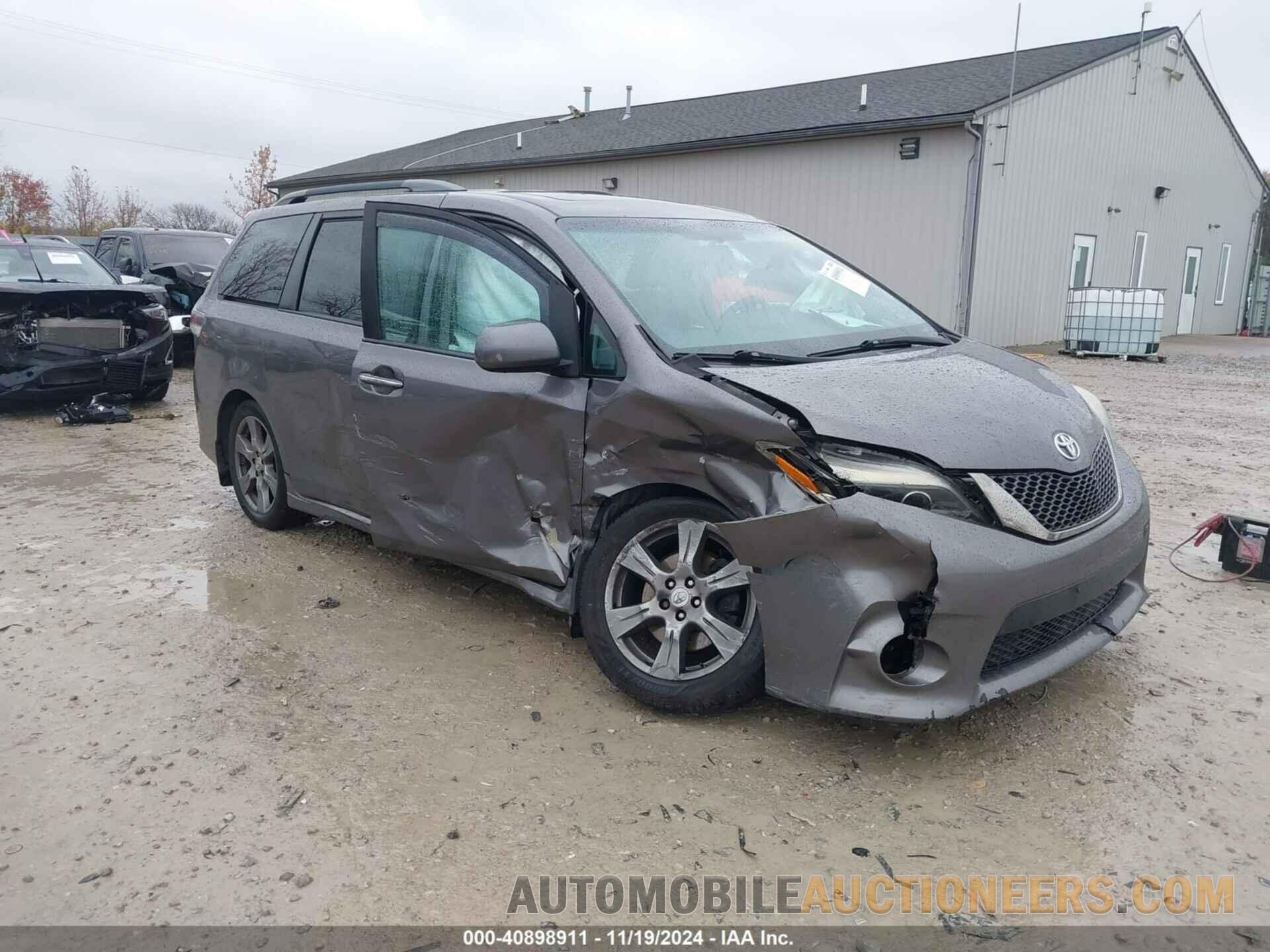 5TDXZ3DC3HS821354 TOYOTA SIENNA 2017