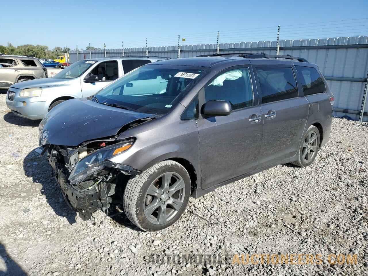 5TDXZ3DC3HS871851 TOYOTA SIENNA 2017