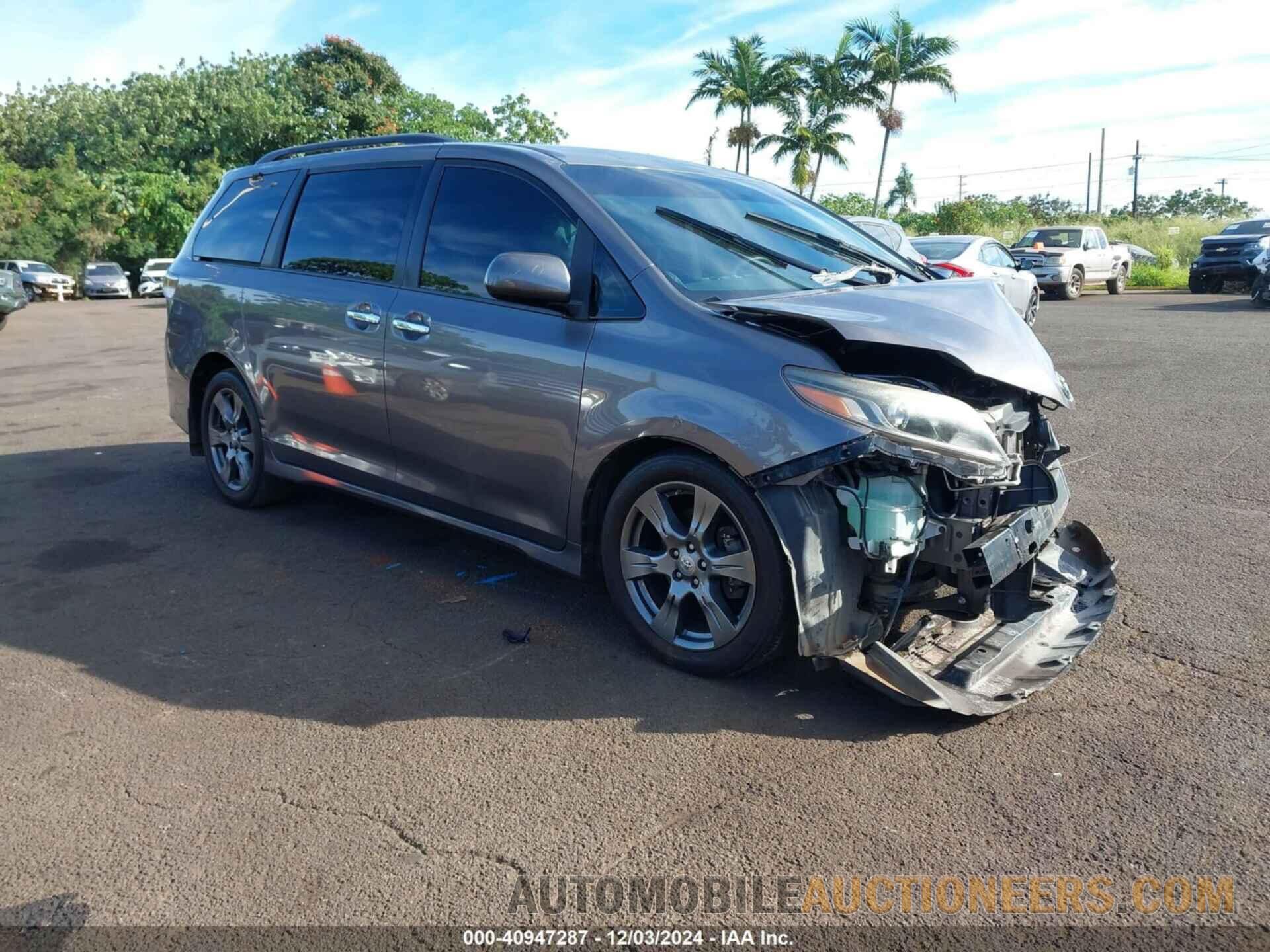 5TDXZ3DC4HS773735 TOYOTA SIENNA 2017