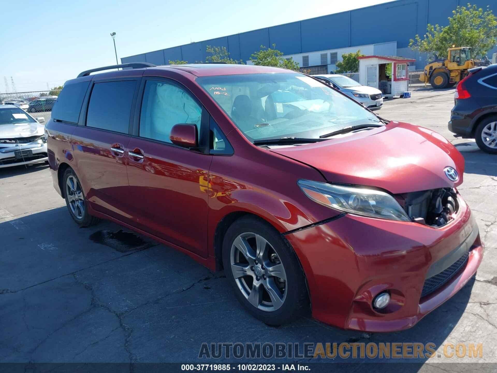 5TDXZ3DC4HS875892 TOYOTA SIENNA 2017