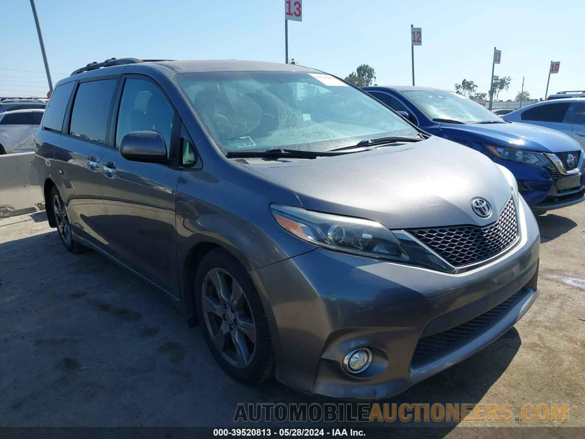 5TDXZ3DC4HS876220 TOYOTA SIENNA 2017