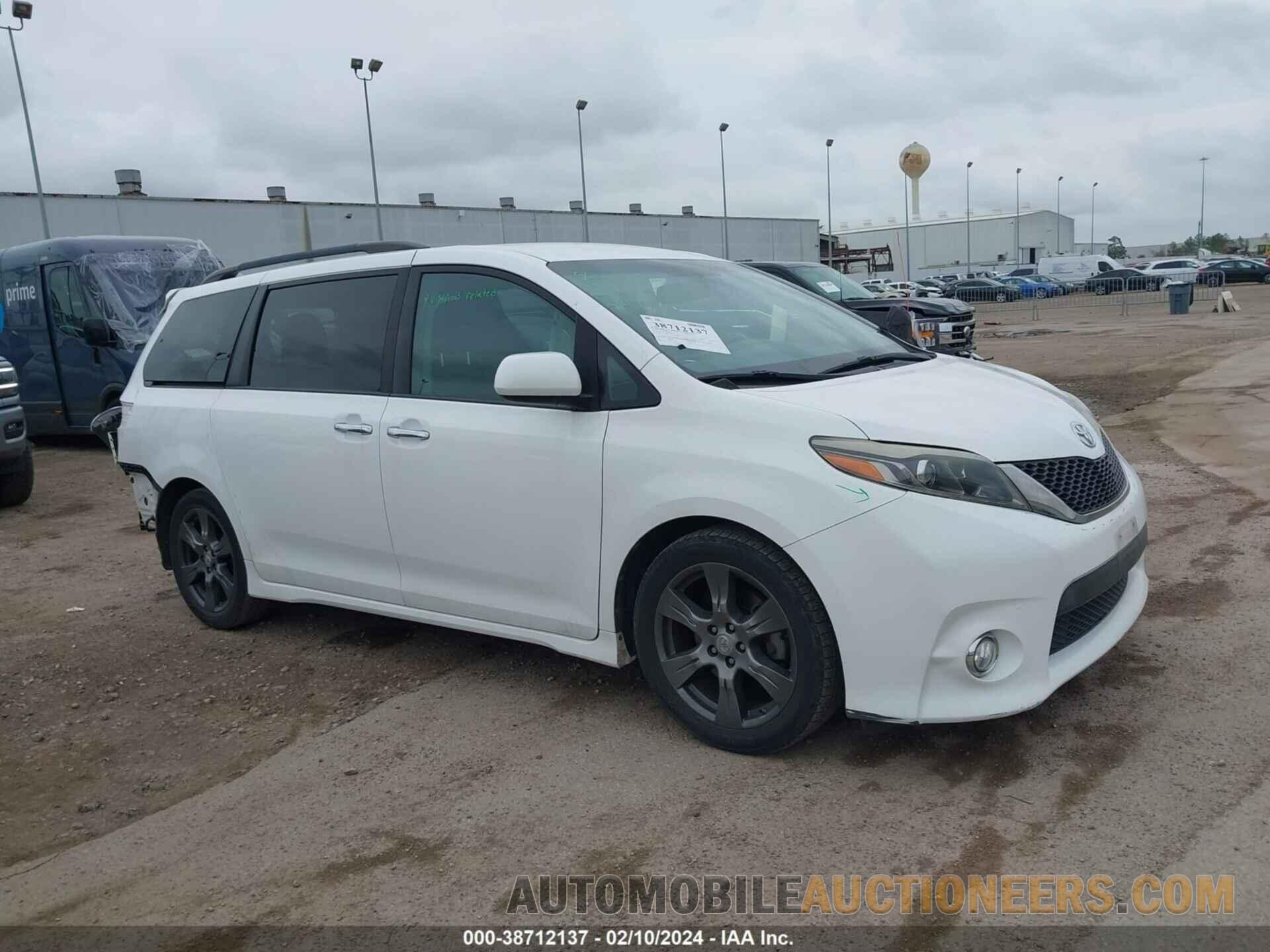 5TDXZ3DC5HS775848 TOYOTA SIENNA 2017