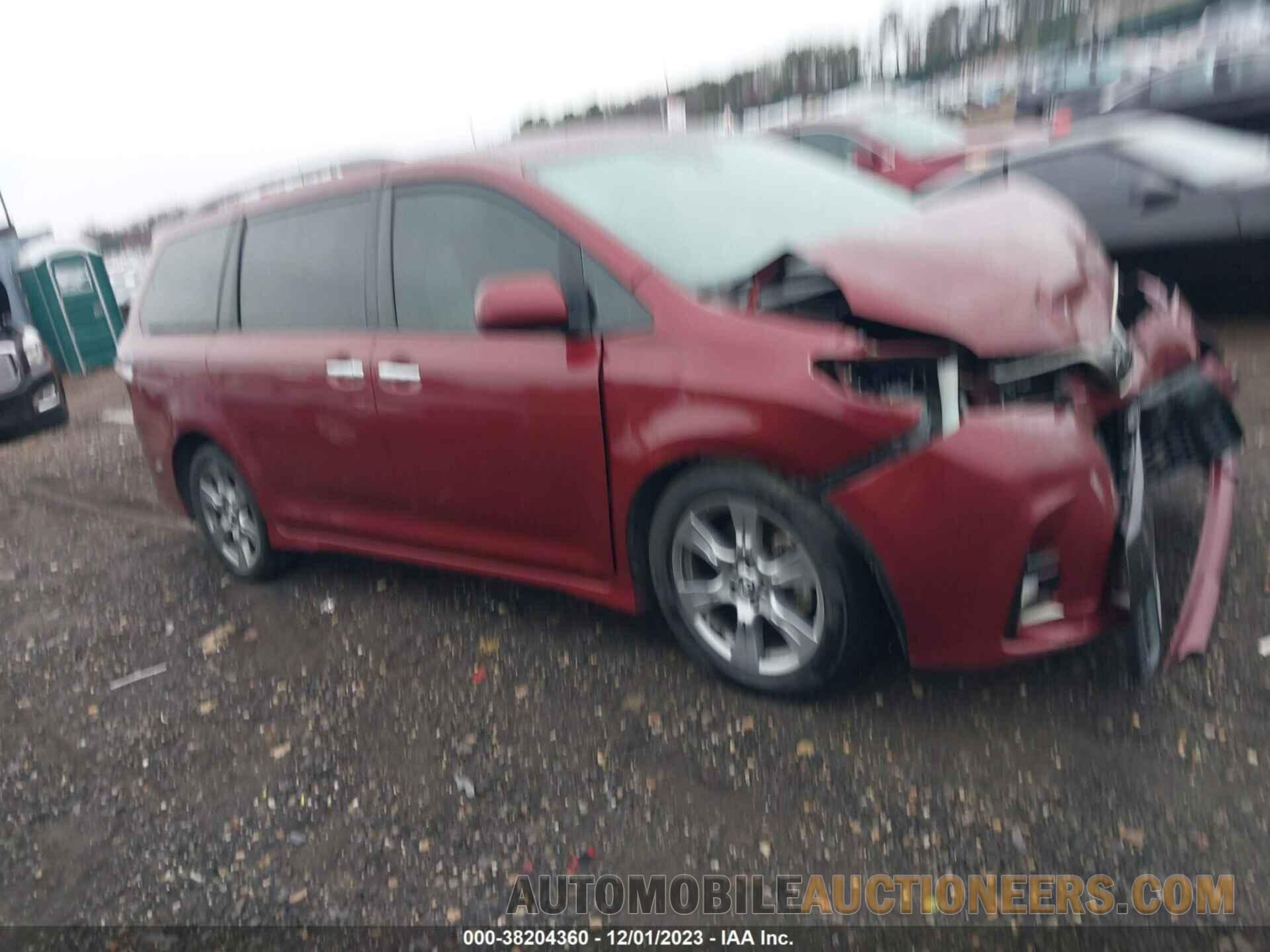 5TDXZ3DC5JS916780 TOYOTA SIENNA 2018