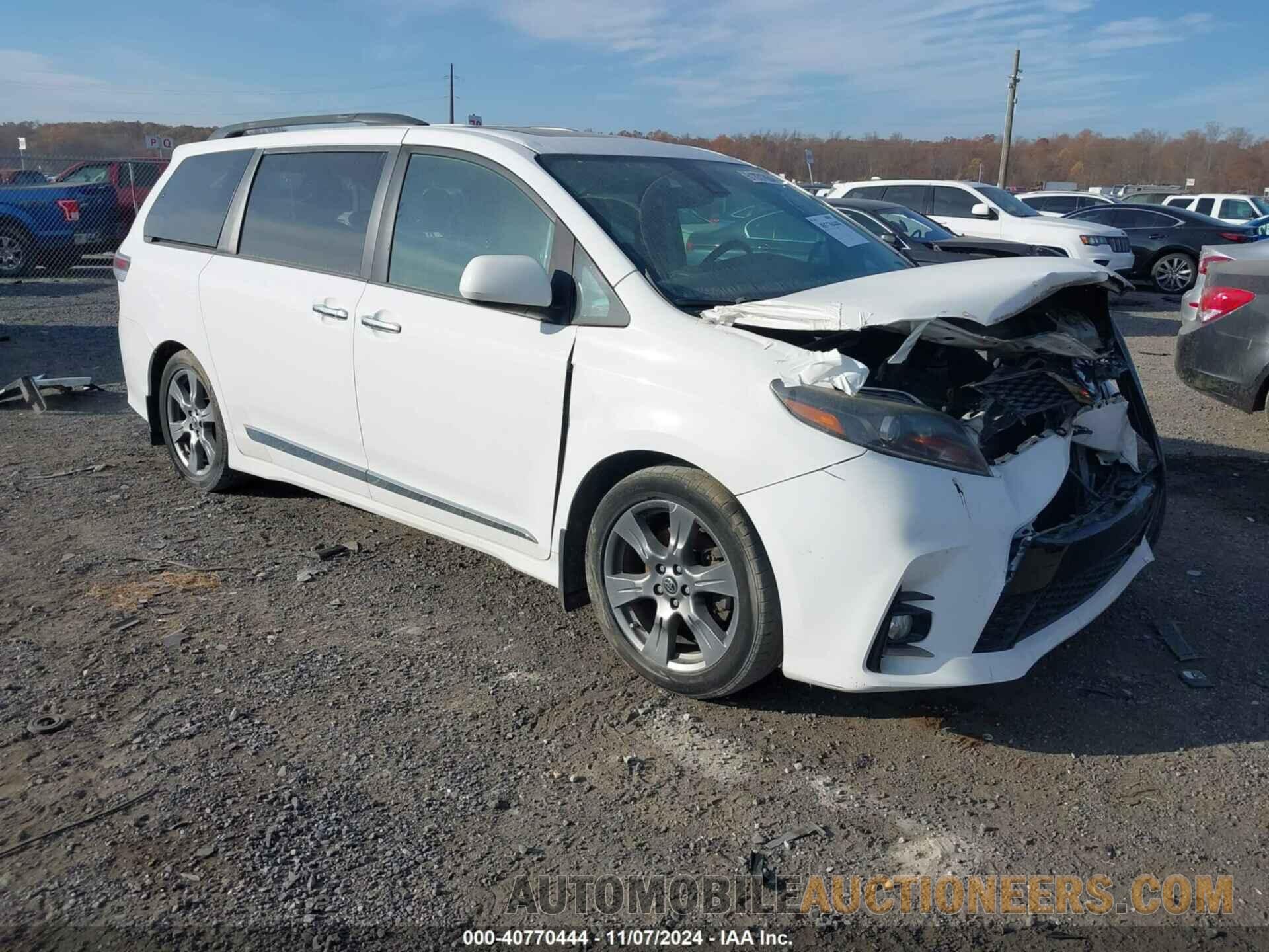 5TDXZ3DC5JS939508 TOYOTA SIENNA 2018