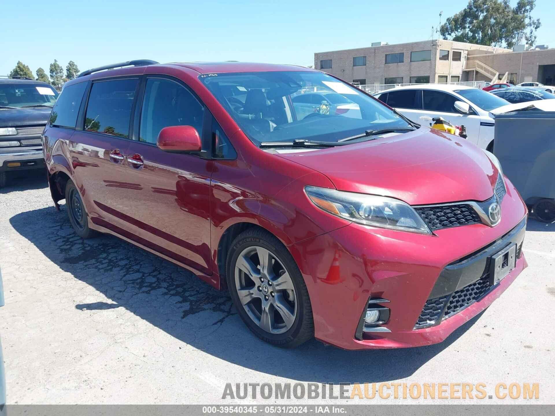 5TDXZ3DC5KS967780 TOYOTA SIENNA 2019