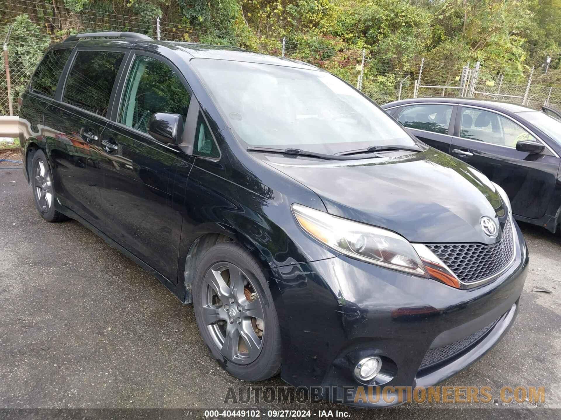 5TDXZ3DC6HS780847 TOYOTA SIENNA 2017