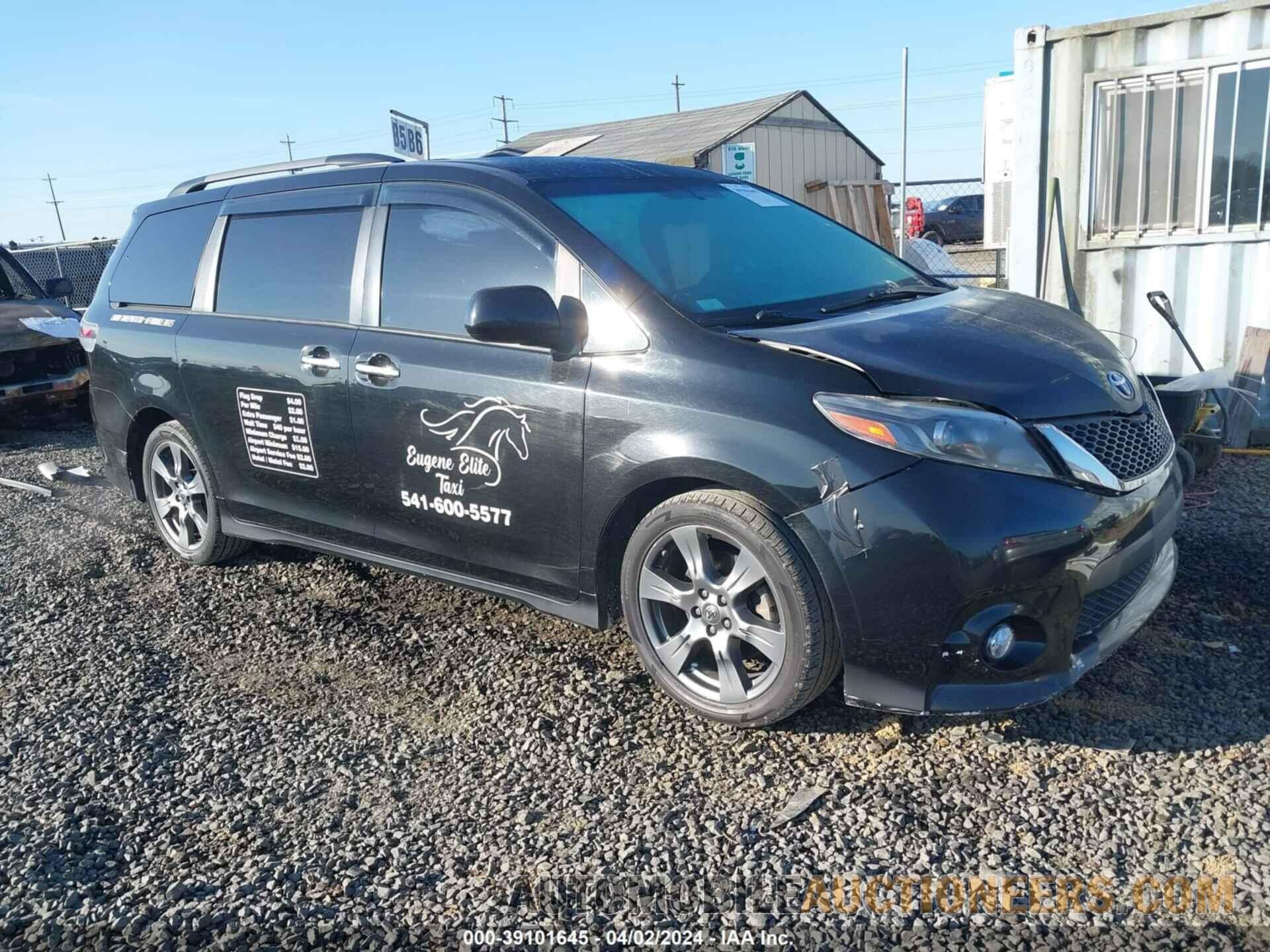 5TDXZ3DC6HS781755 TOYOTA SIENNA 2017