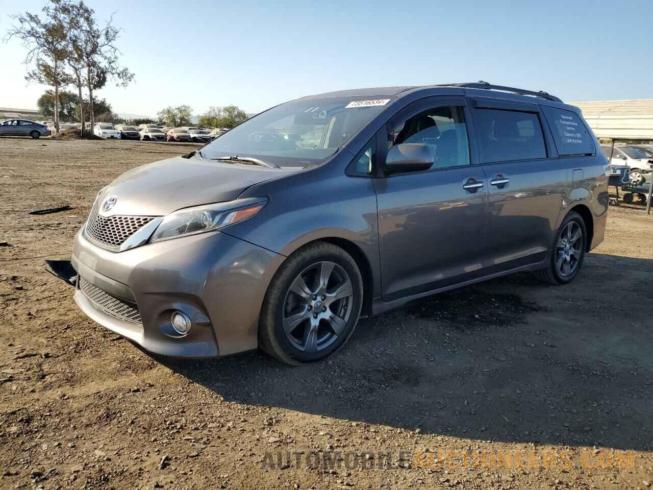 5TDXZ3DC6HS801986 TOYOTA SIENNA 2017