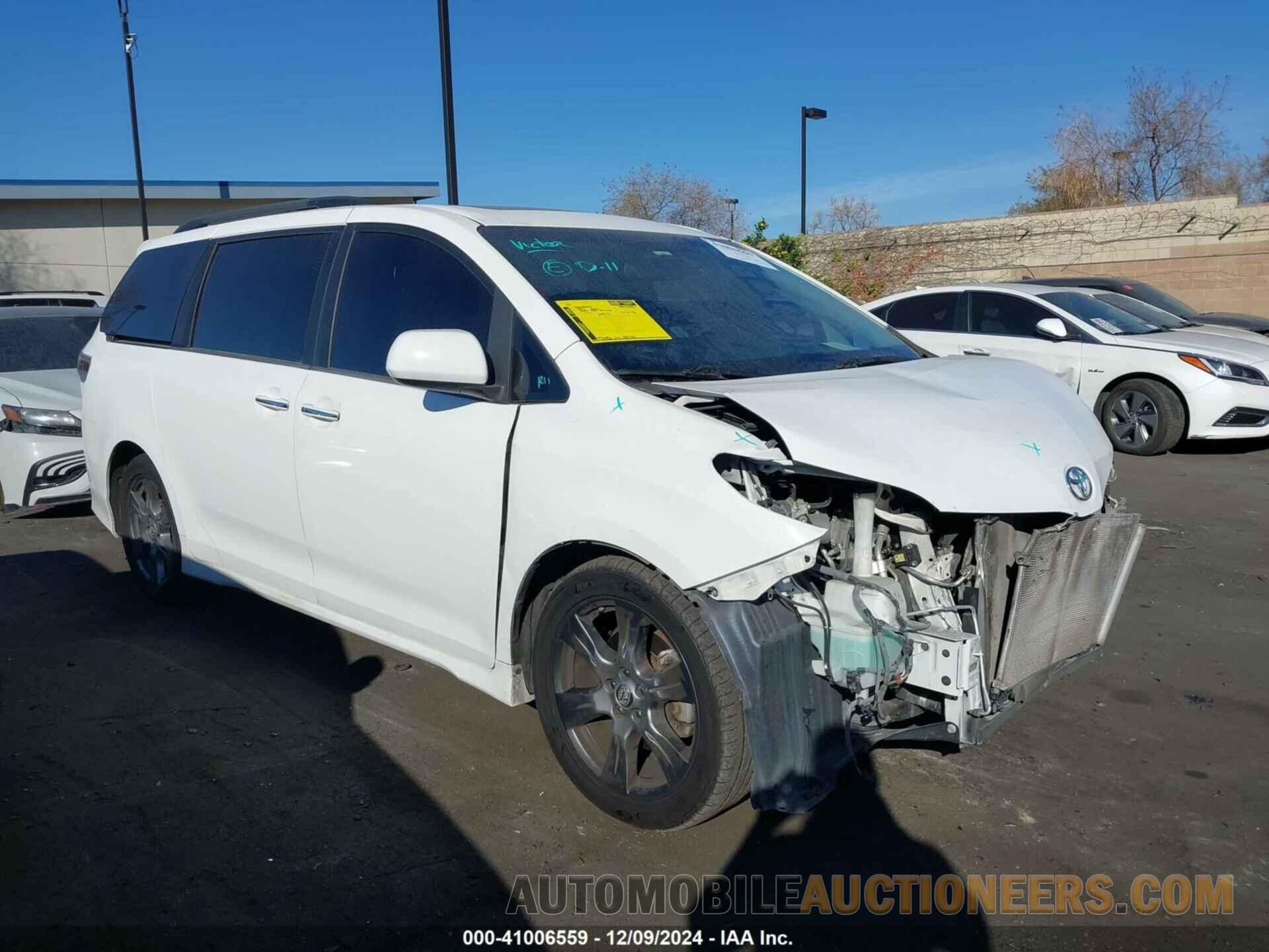 5TDXZ3DC6HS812907 TOYOTA SIENNA 2017