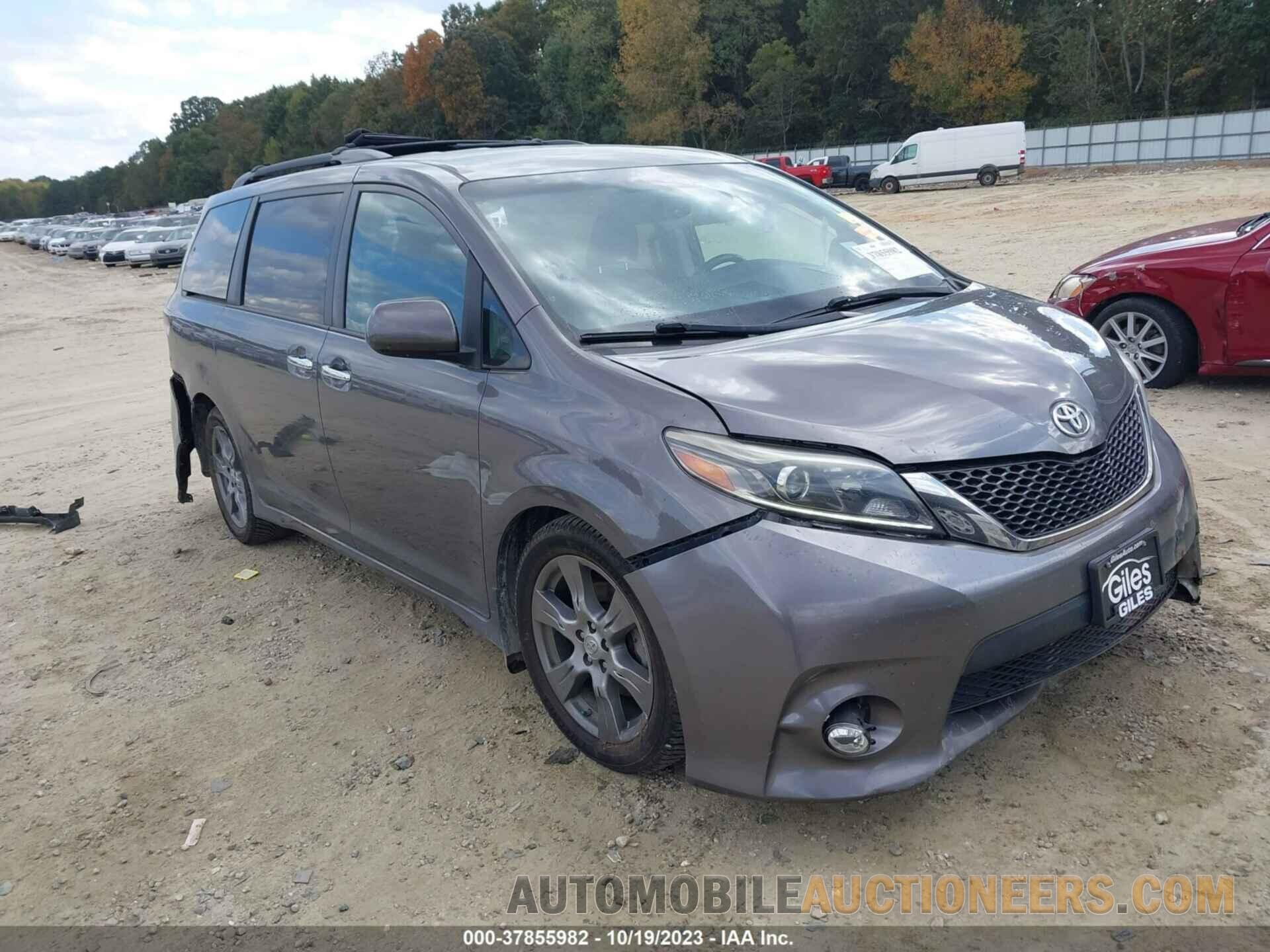 5TDXZ3DC6HS818531 TOYOTA SIENNA 2017