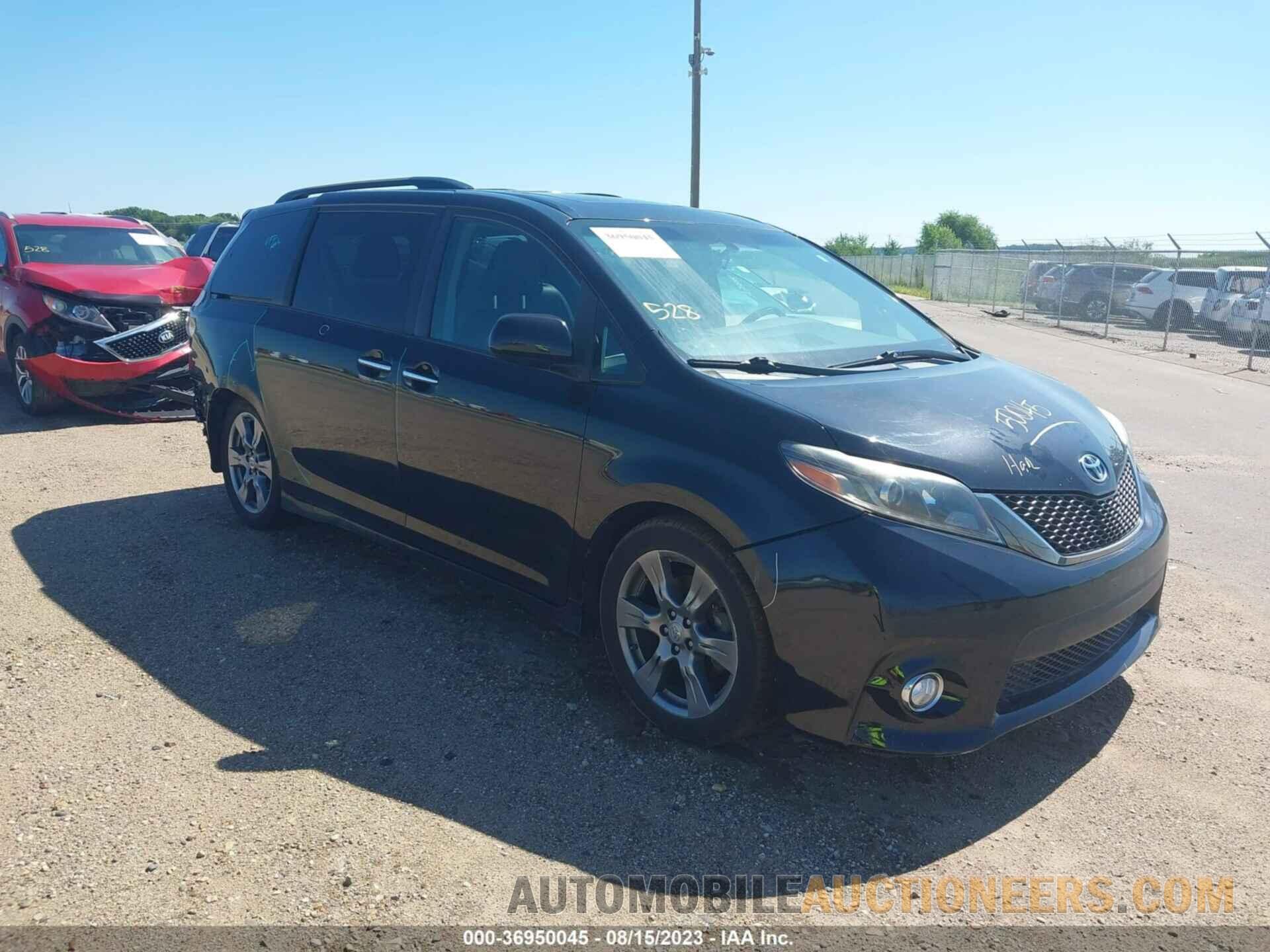 5TDXZ3DC6HS845485 TOYOTA SIENNA 2017