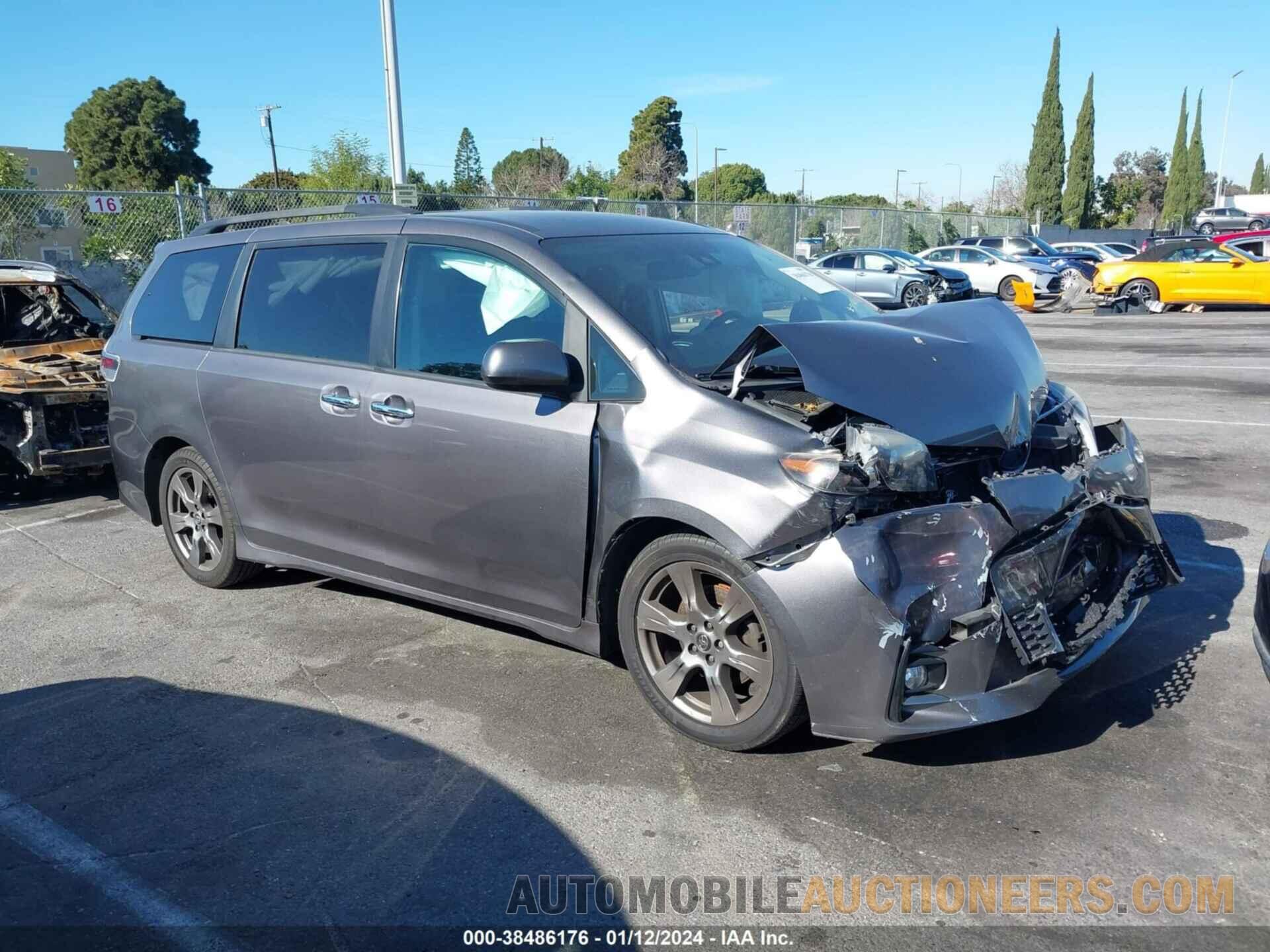 5TDXZ3DC6JS909319 TOYOTA SIENNA 2018