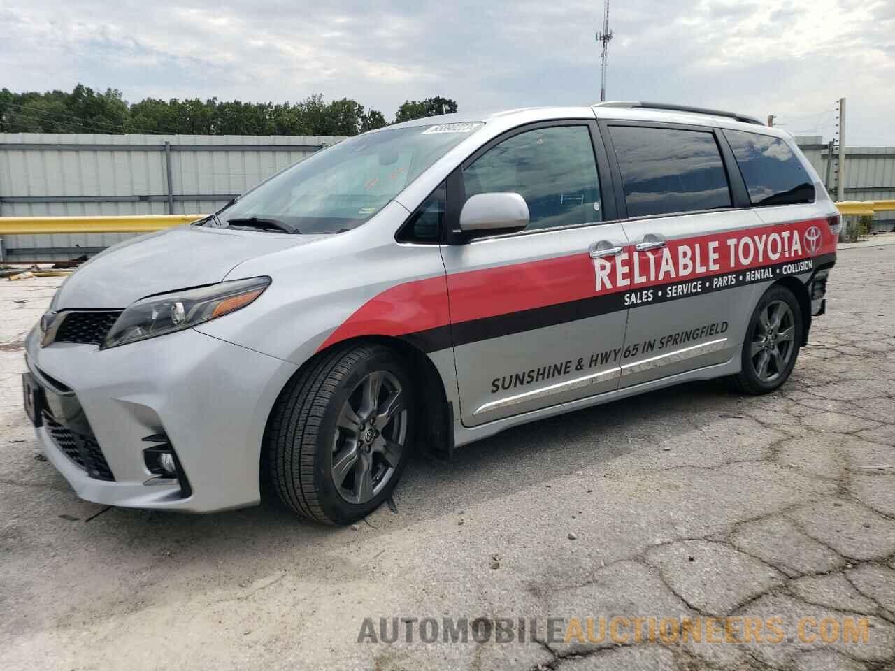 5TDXZ3DC6KS993126 TOYOTA SIENNA 2019