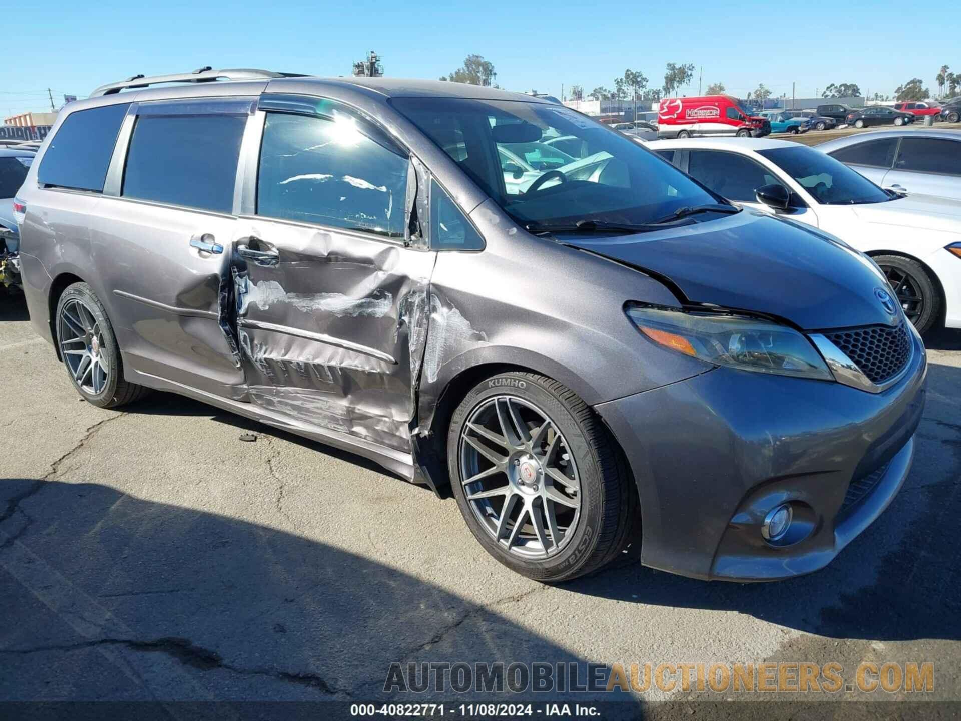 5TDXZ3DC7HS785734 TOYOTA SIENNA 2017