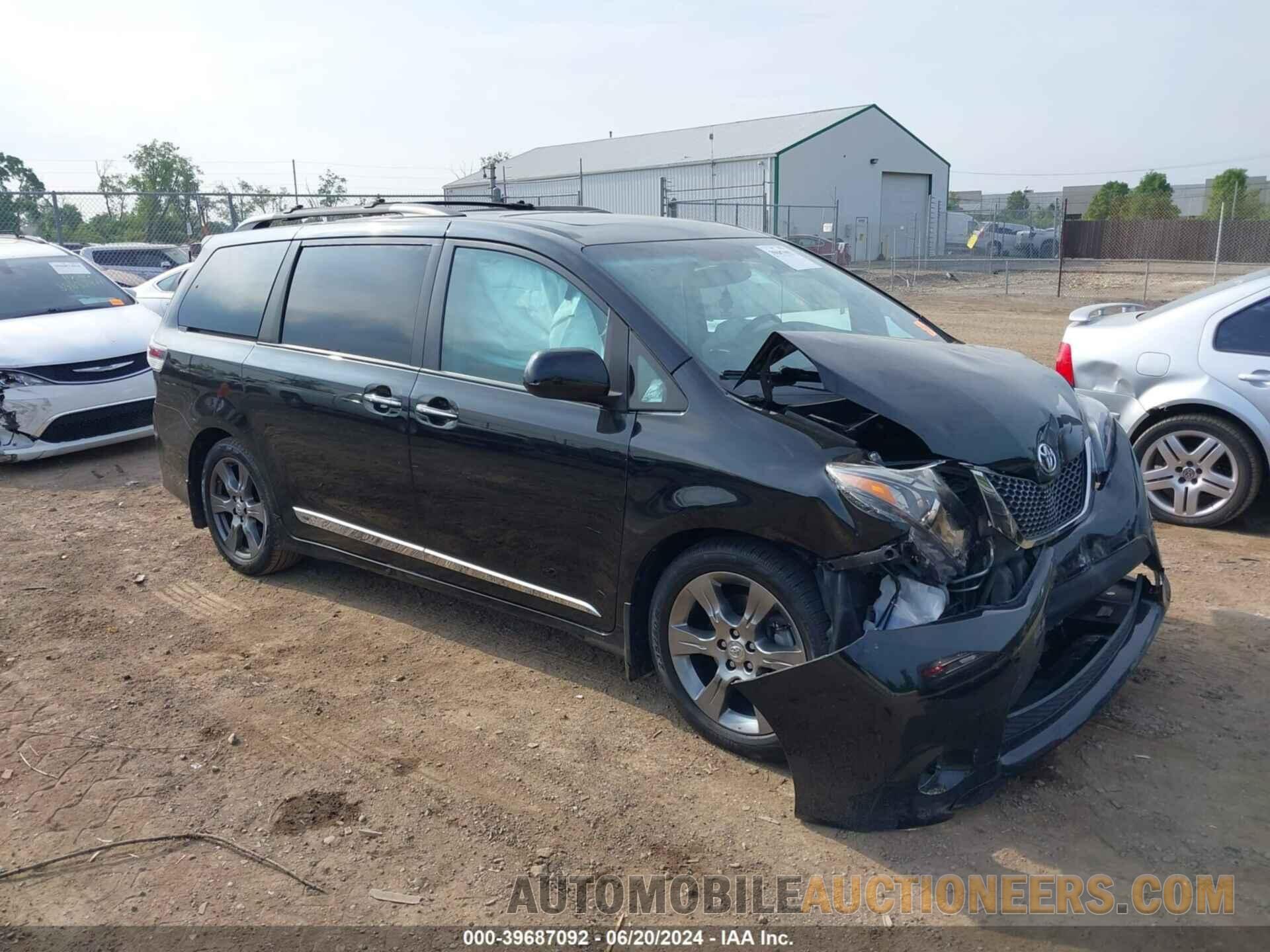 5TDXZ3DC7HS820420 TOYOTA SIENNA 2017