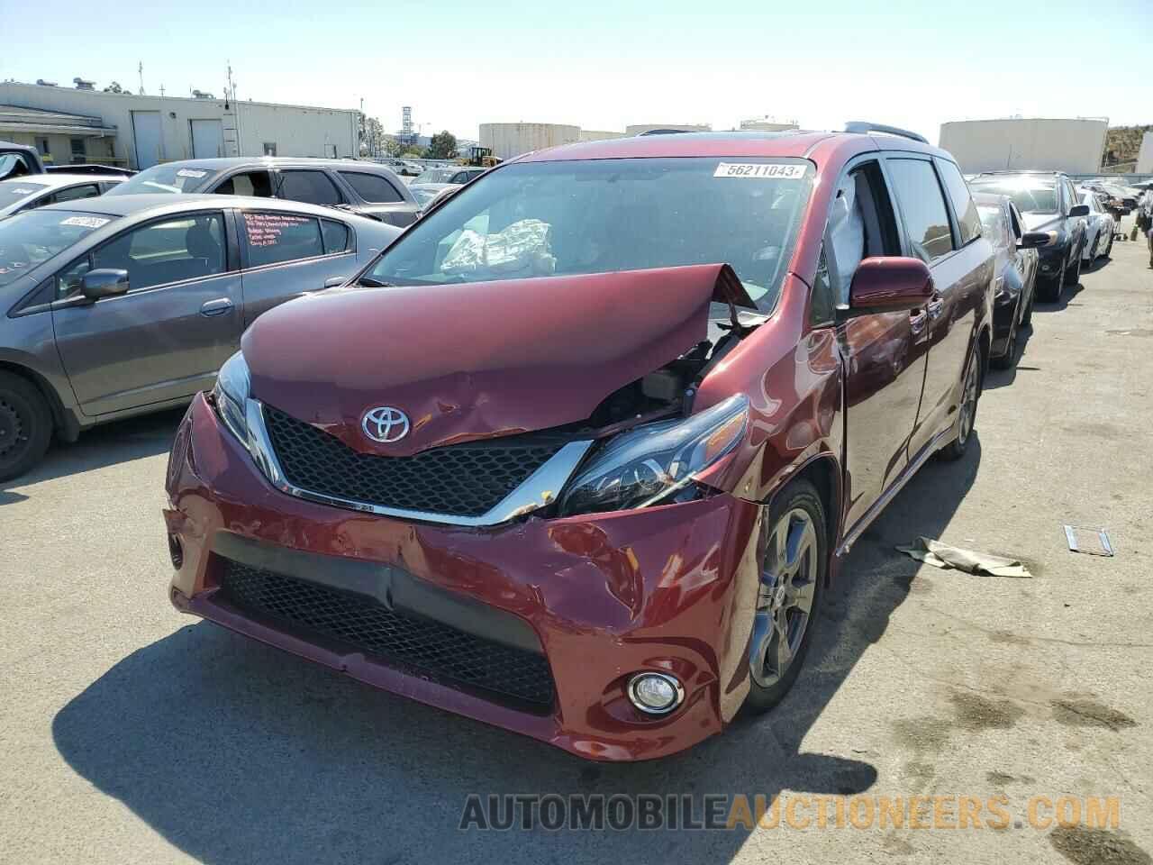 5TDXZ3DC7HS862456 TOYOTA SIENNA 2017