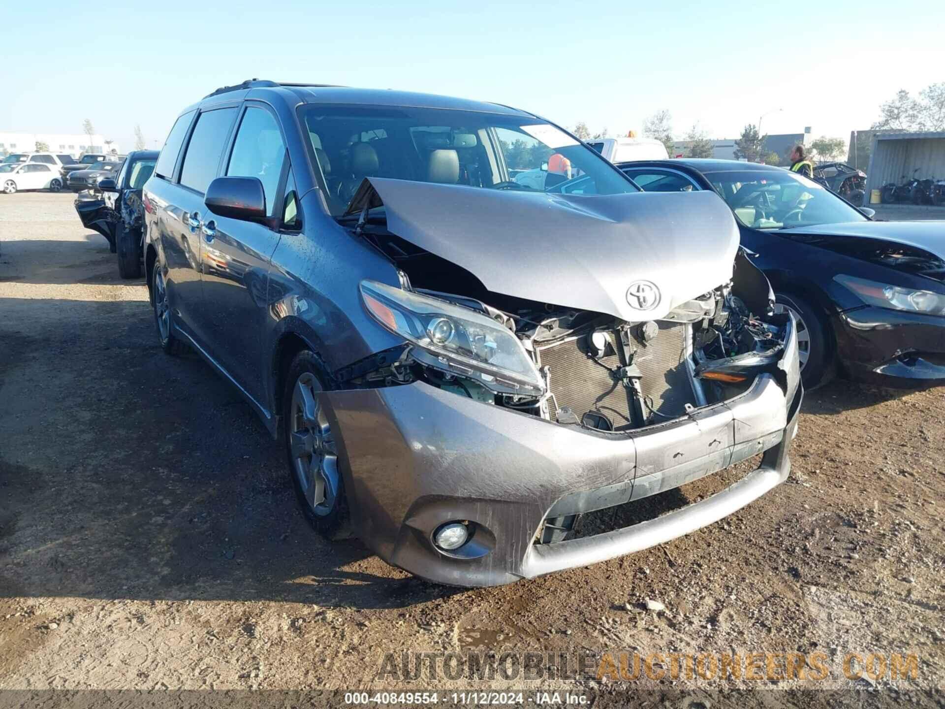 5TDXZ3DC7HS876986 TOYOTA SIENNA 2017