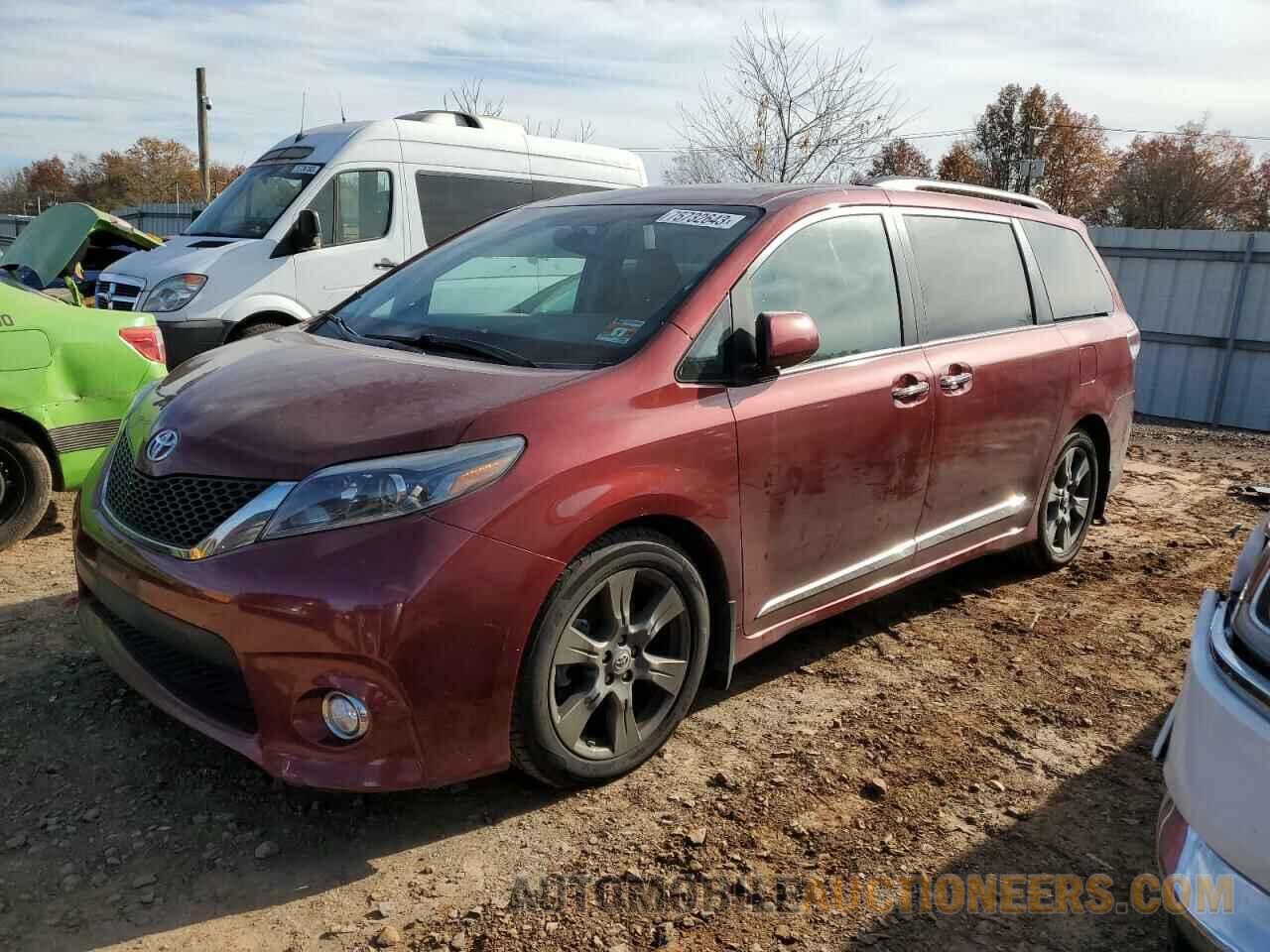 5TDXZ3DC7HS886630 TOYOTA SIENNA 2017