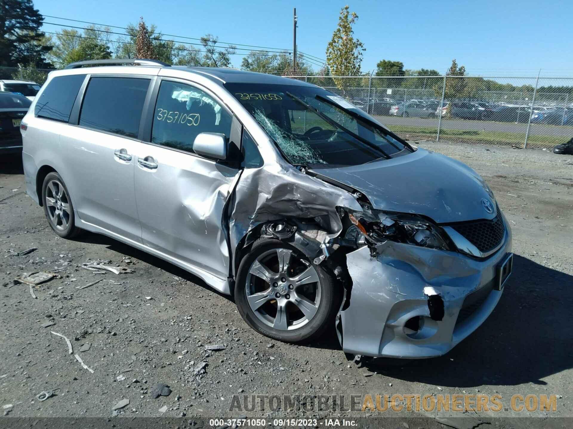 5TDXZ3DC7HS888166 TOYOTA SIENNA 2017