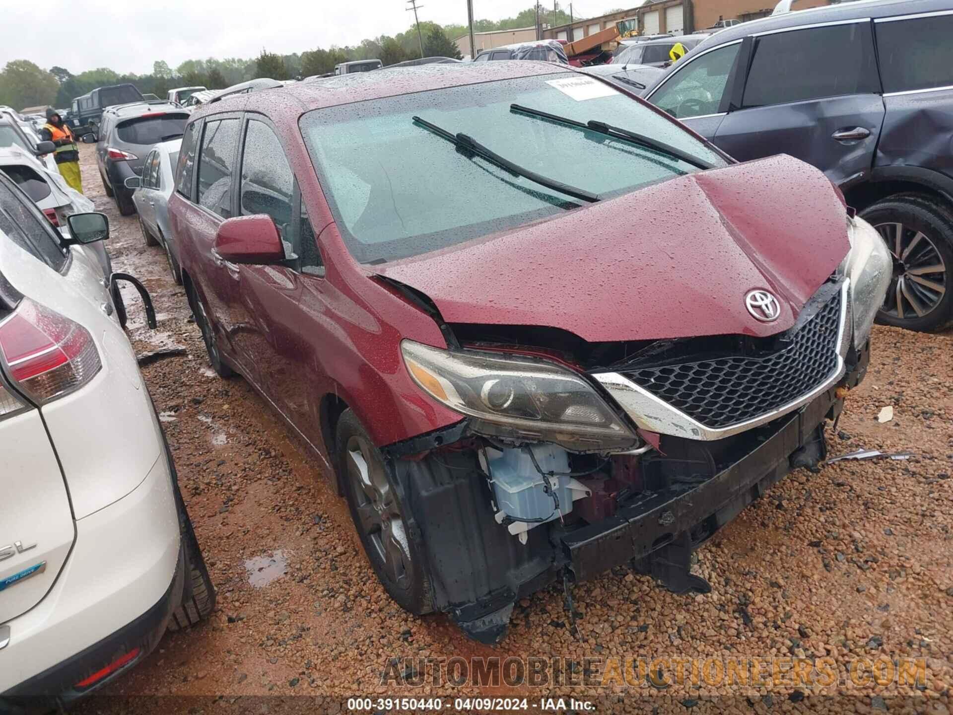 5TDXZ3DC8HS846086 TOYOTA SIENNA 2017