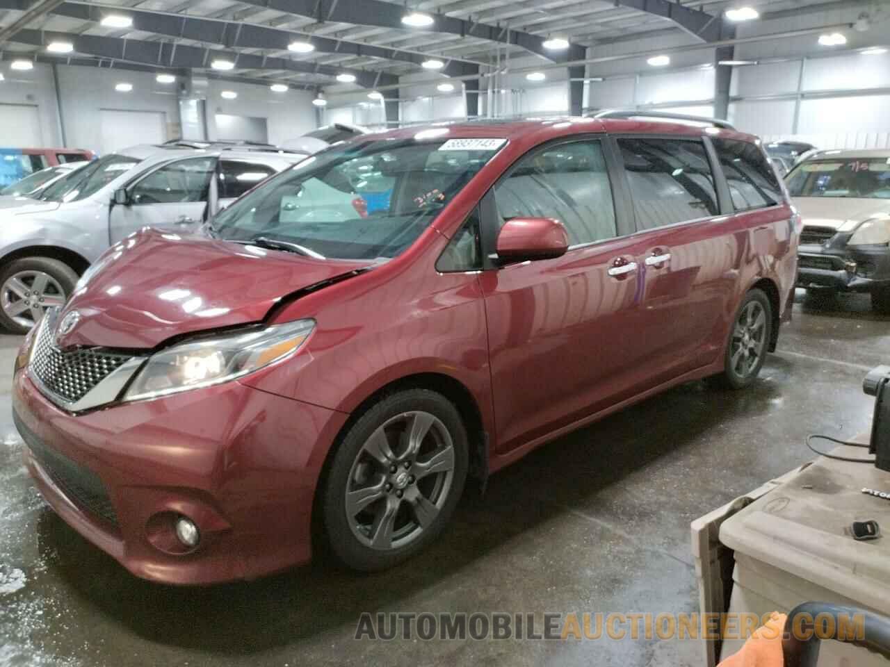 5TDXZ3DC8HS875457 TOYOTA SIENNA 2017