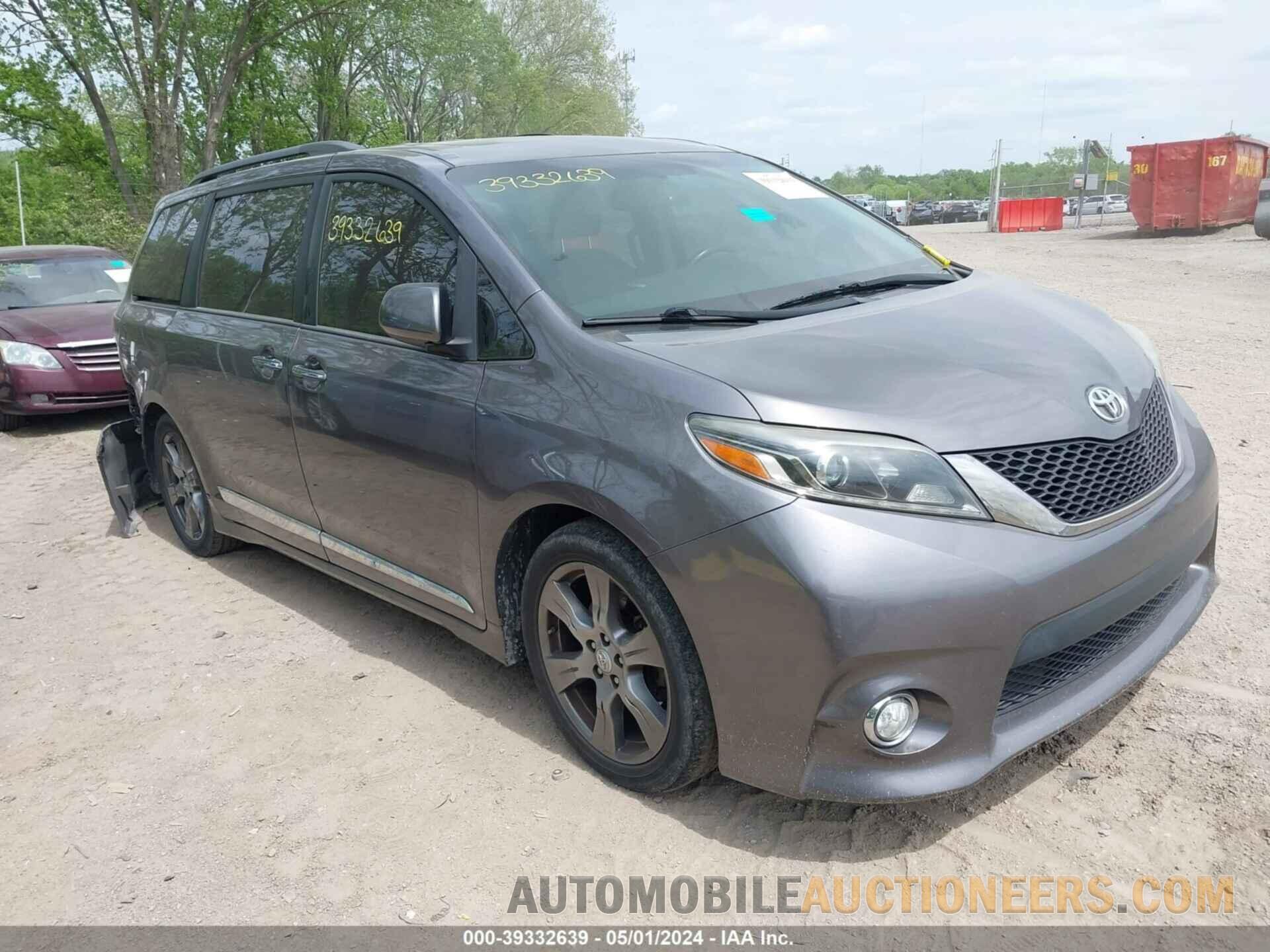 5TDXZ3DC9HS790773 TOYOTA SIENNA 2017